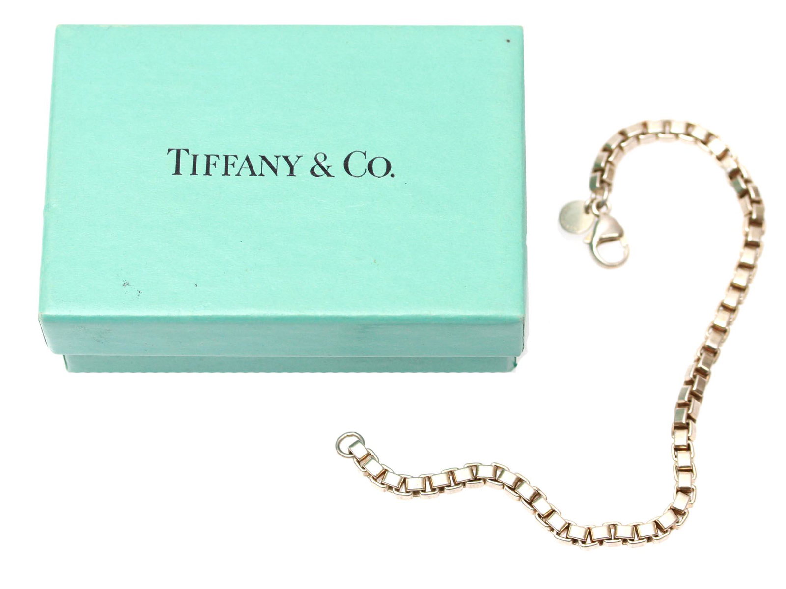 A TIFFANY & CO VINTAGE SILVER VENETIAN BRACELET (1 of 4)