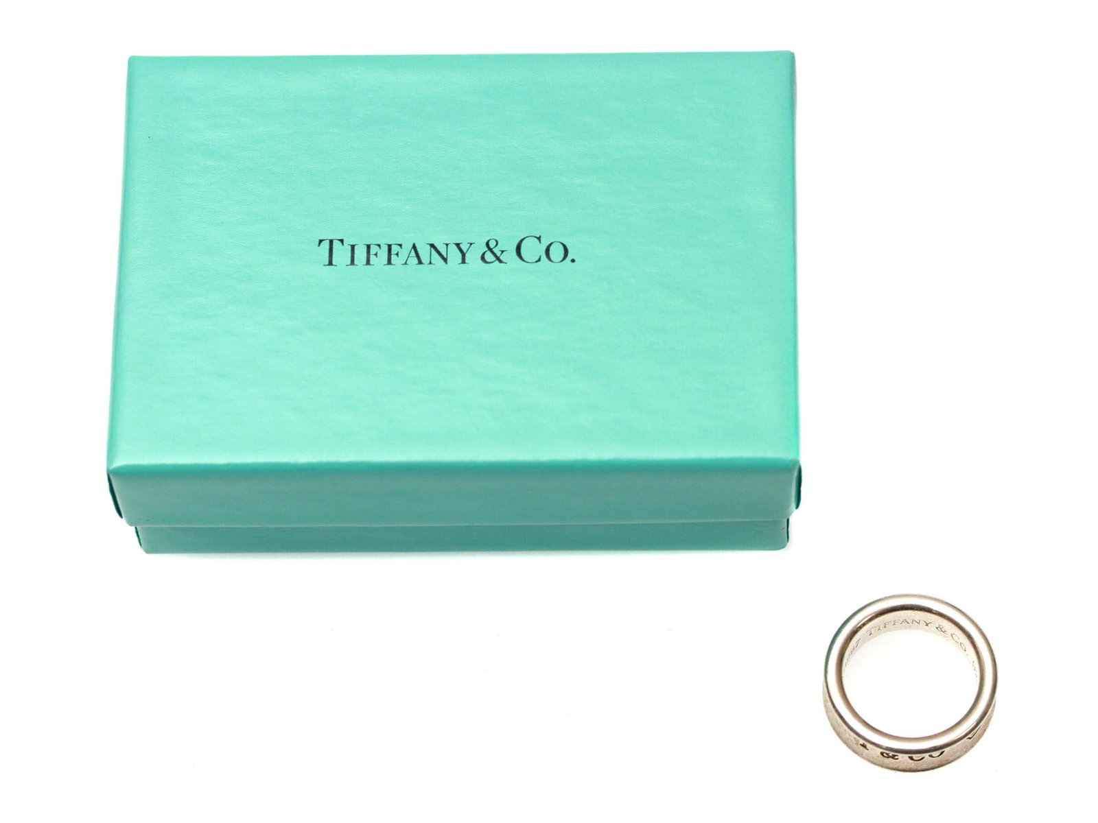 A TIFFANY & CO SILVER 1837 COLLECTION RING (1 of 6)