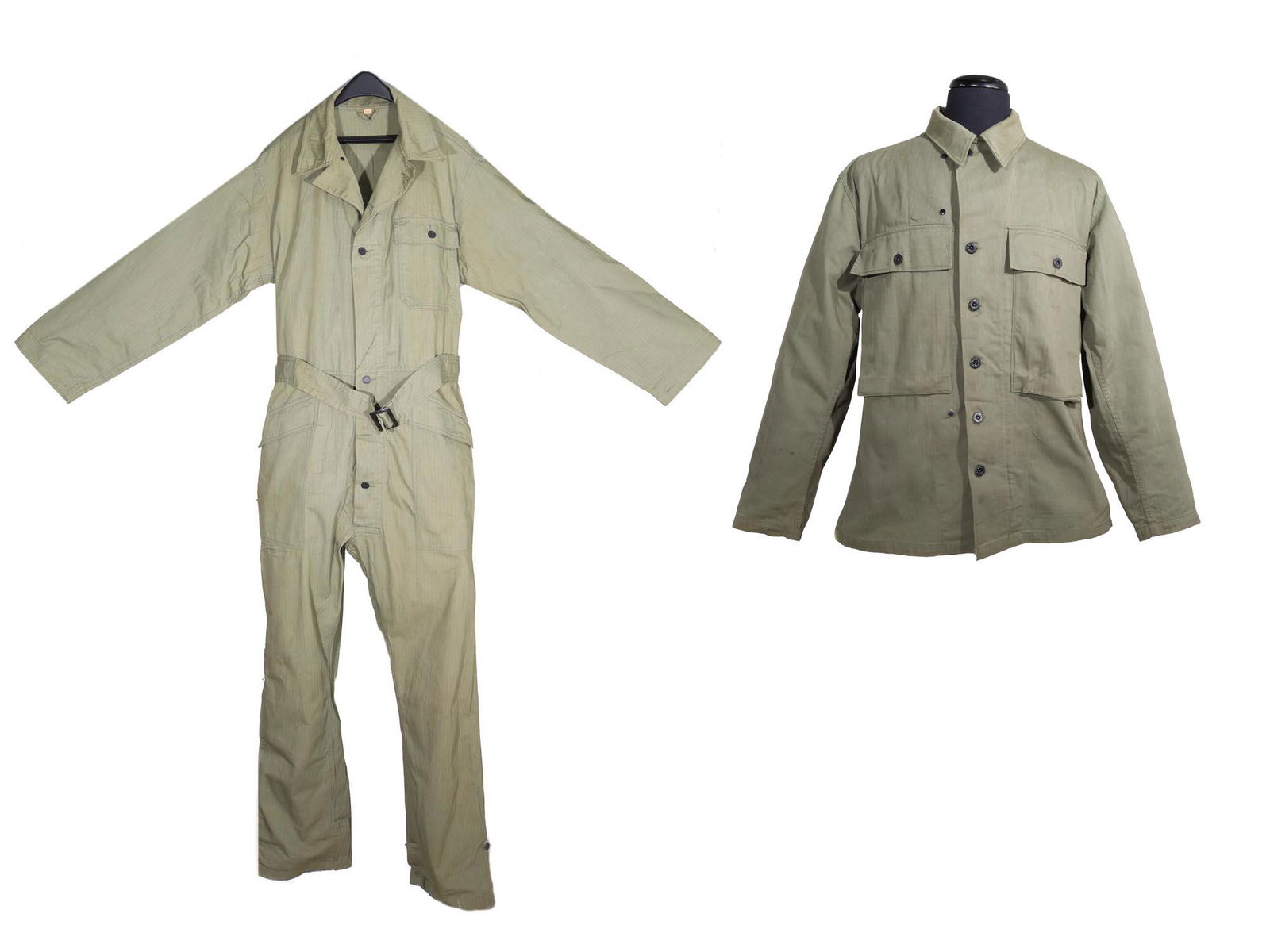 Two Us Army Ww2 Herringbone Twill Uniforms