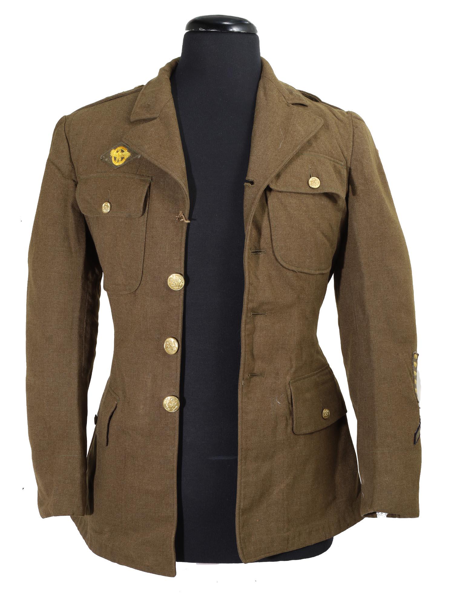 ORIGINAL U.S. WWII ARMY UNIFORM JACKET TUNIC (1 of 6)