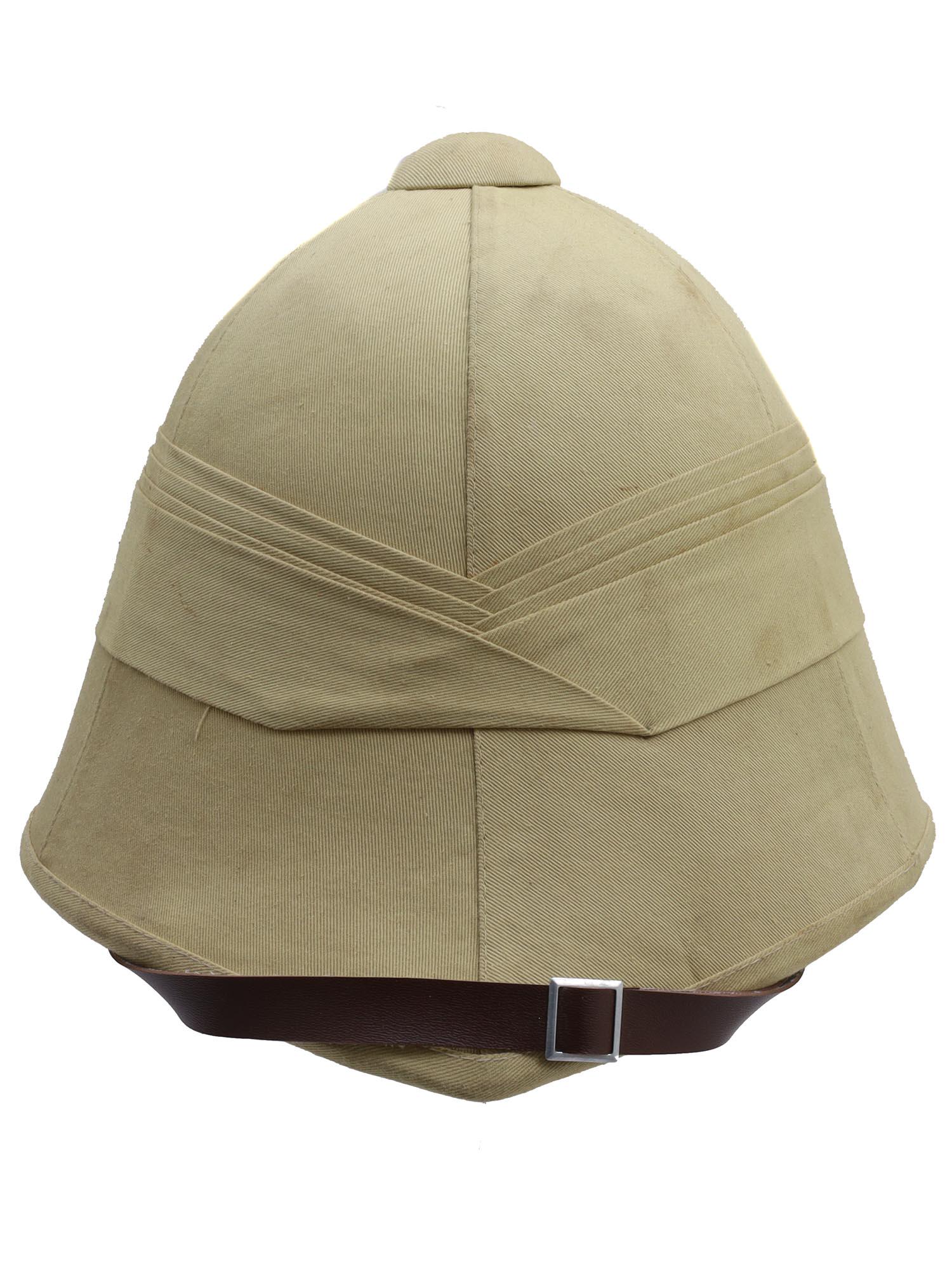 A BRITISH ARMY PITH HELMET KHAKI (1 of 4)