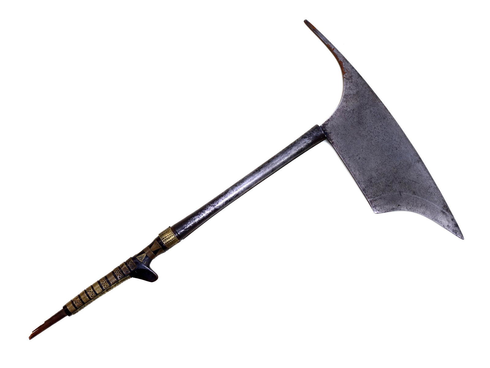 A PHILIPPINE 19TH CEN. KALINGA HEADHUNTERS AXE (1 of 2)