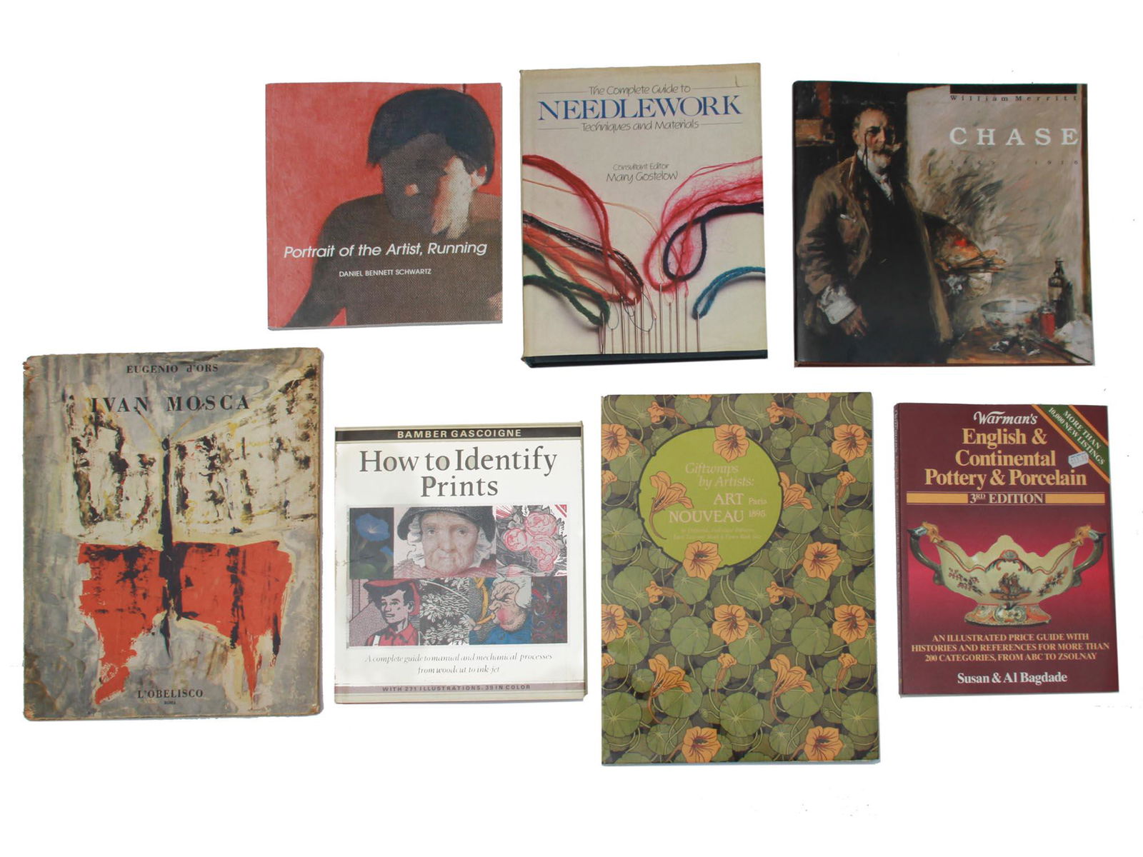 LOT OF SEVEN ART BOOKS PORTRAITS PRINTS PORCELAIN (1 of 12)