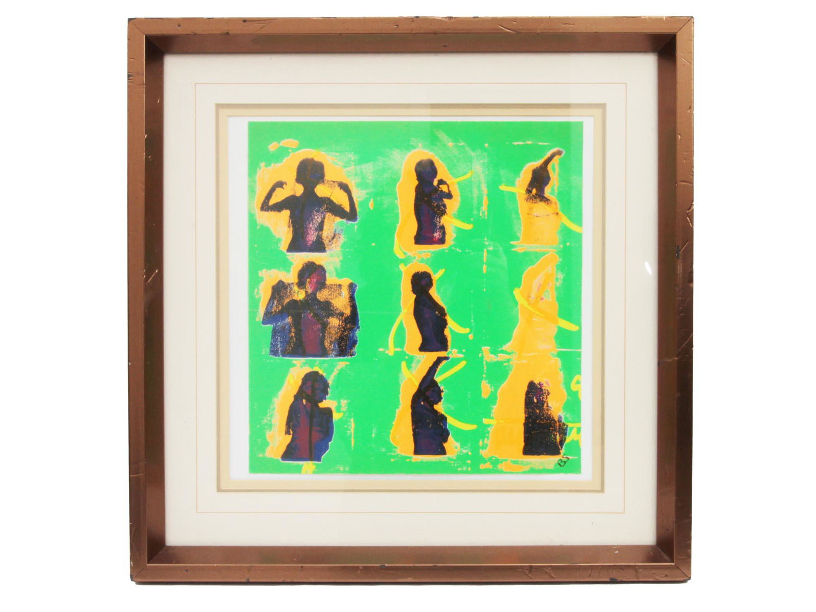 A SIGNED SILKSCREEN SERIGRAPH BY BERT STERN (1 of 5)