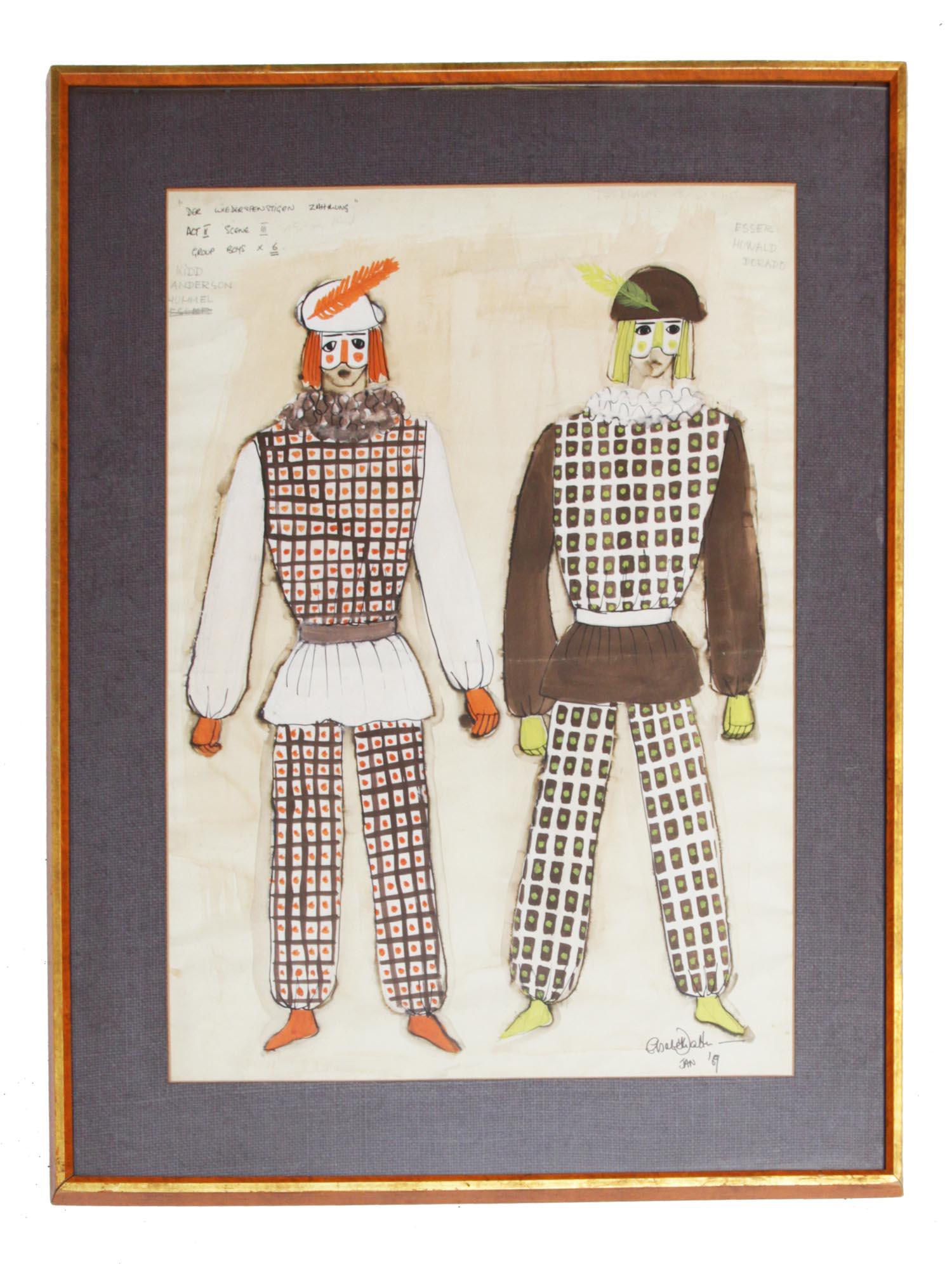 A COSTUME DESIGN FOR THE TAMING OF THE SHREW (1 of 6)