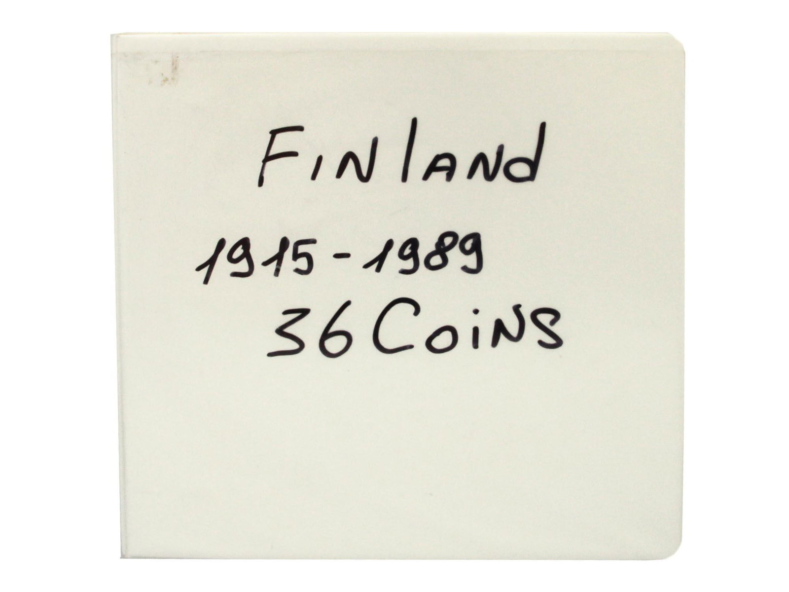A COLLECTION OF FINLAND COINS: A collection of Finnish (Finland) coins that consists of 36 coins from the years 1915-1989.