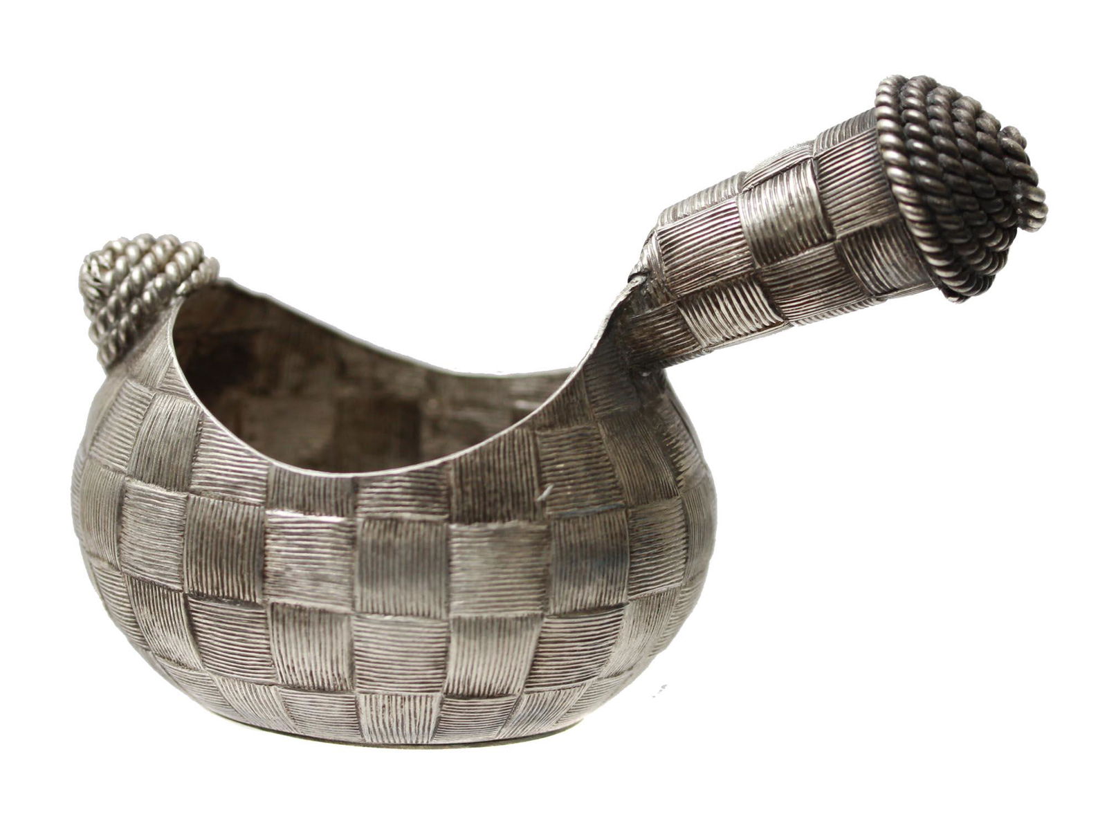 A RUSSIAN SILVER TROMPE LOEIL KOVSH 1896 (1 of 7)