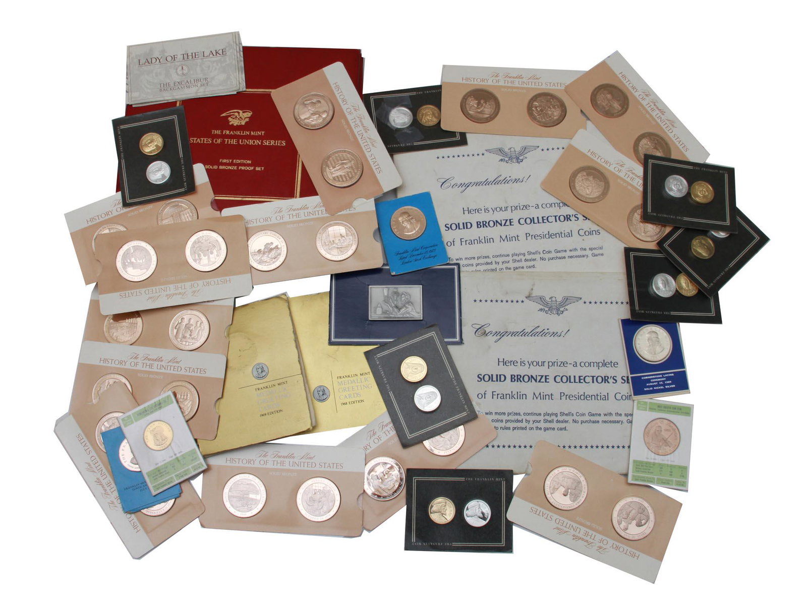 A SET OF AMERICAN VARIOUS COLLECTIBLE COINS (1 of 11)