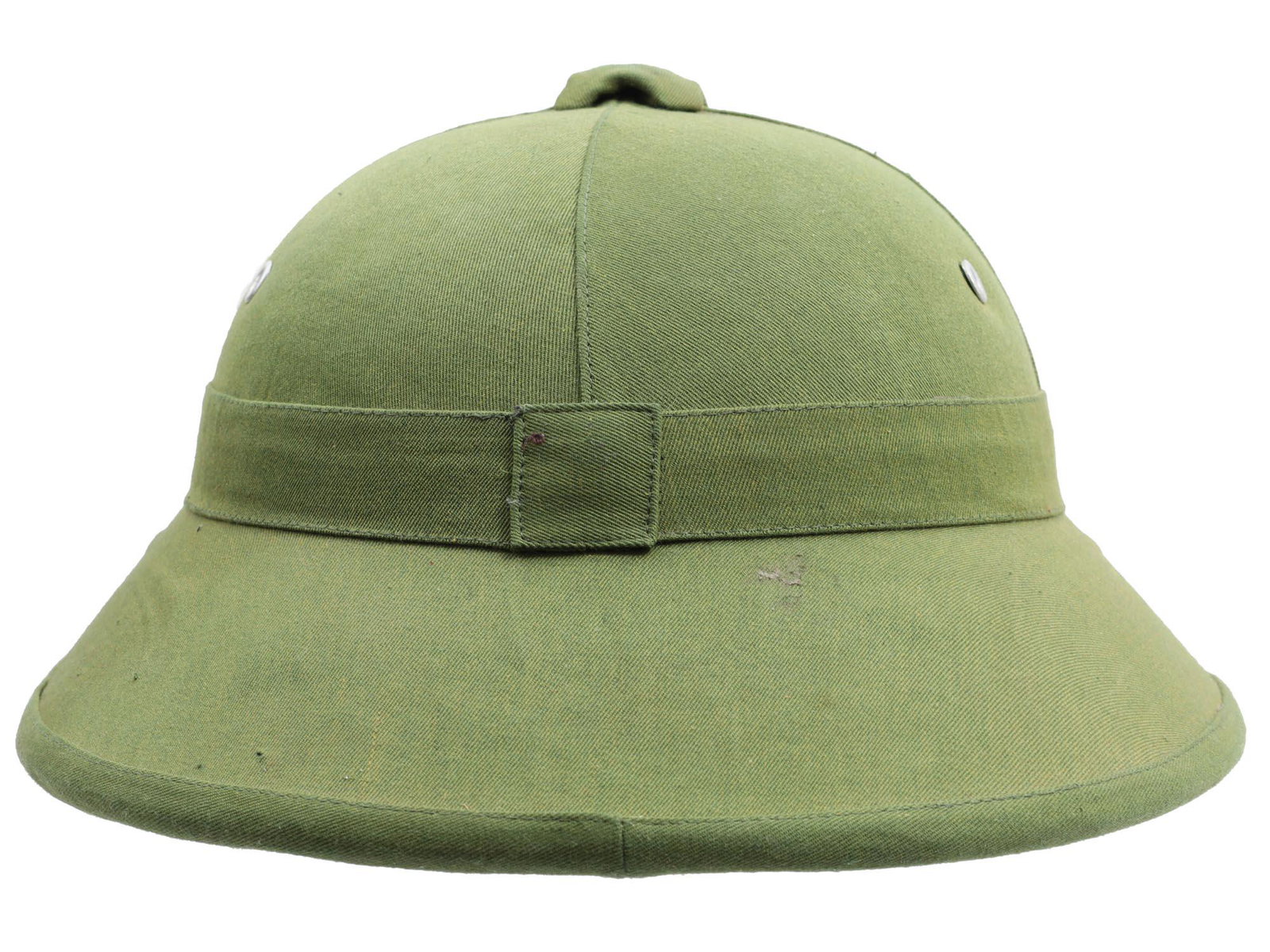 A VIETNAMESE PITH MILITARY HELMET (1 of 5)