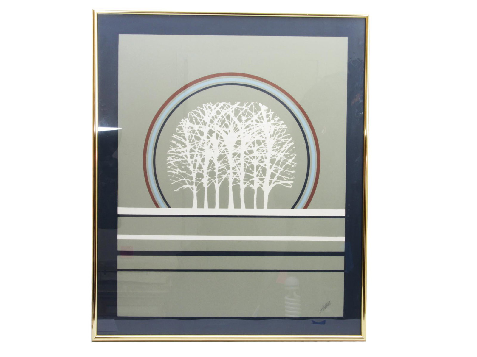 A MID 20TH SILKSCREEN PRINT BY ANDRES VANGUARD (1 of 3)