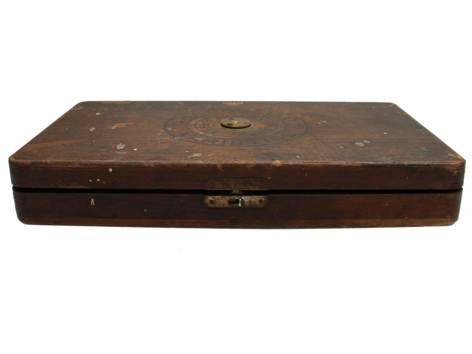 VINTAGE HABANELLO CIGAR BOX WITH SCALES & WEIGHTS (1 of 8)