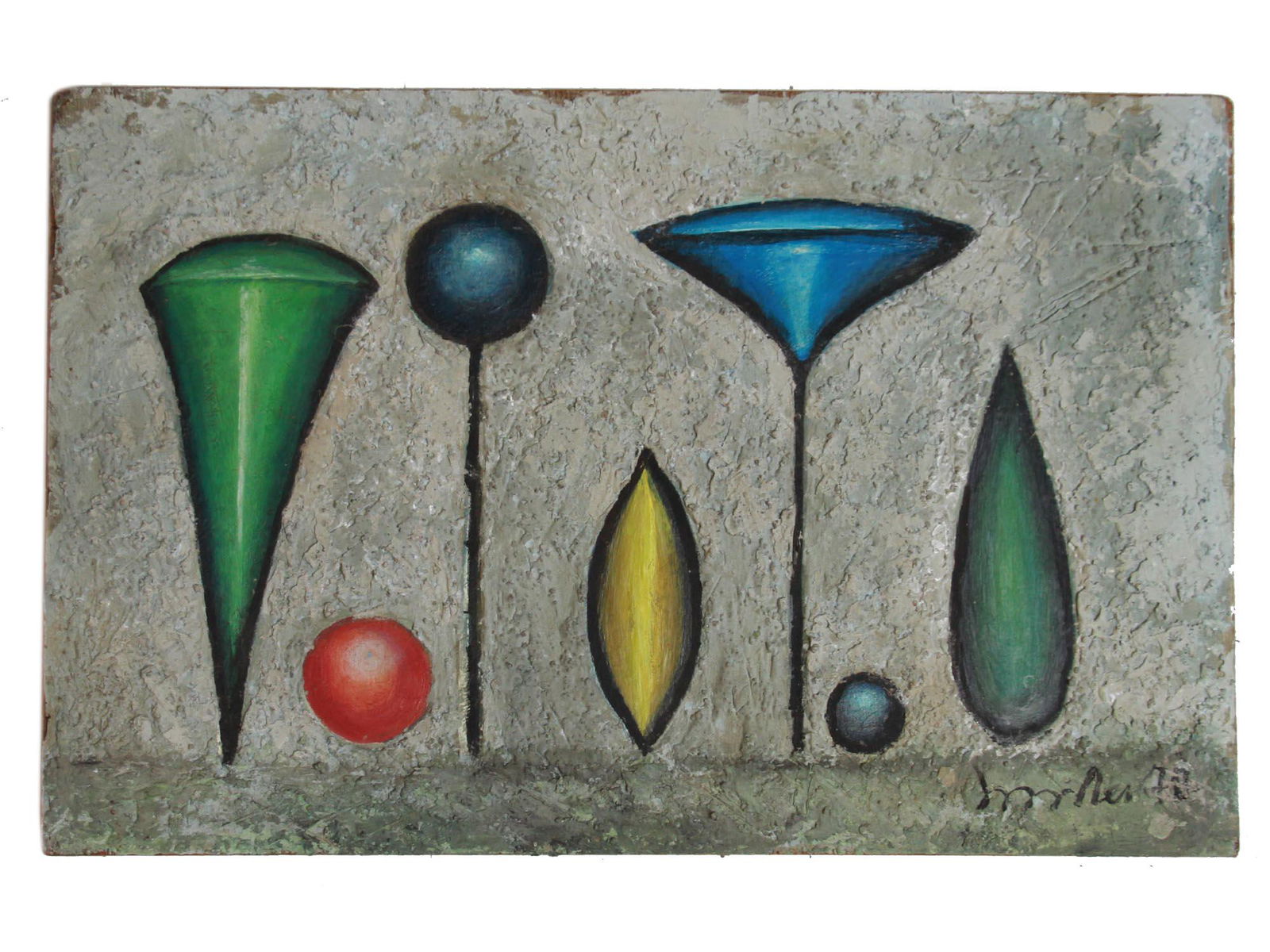 ESTONIAN MIXED MEDIA PAINTING BY YULLO SOOSTER (1 of 5)