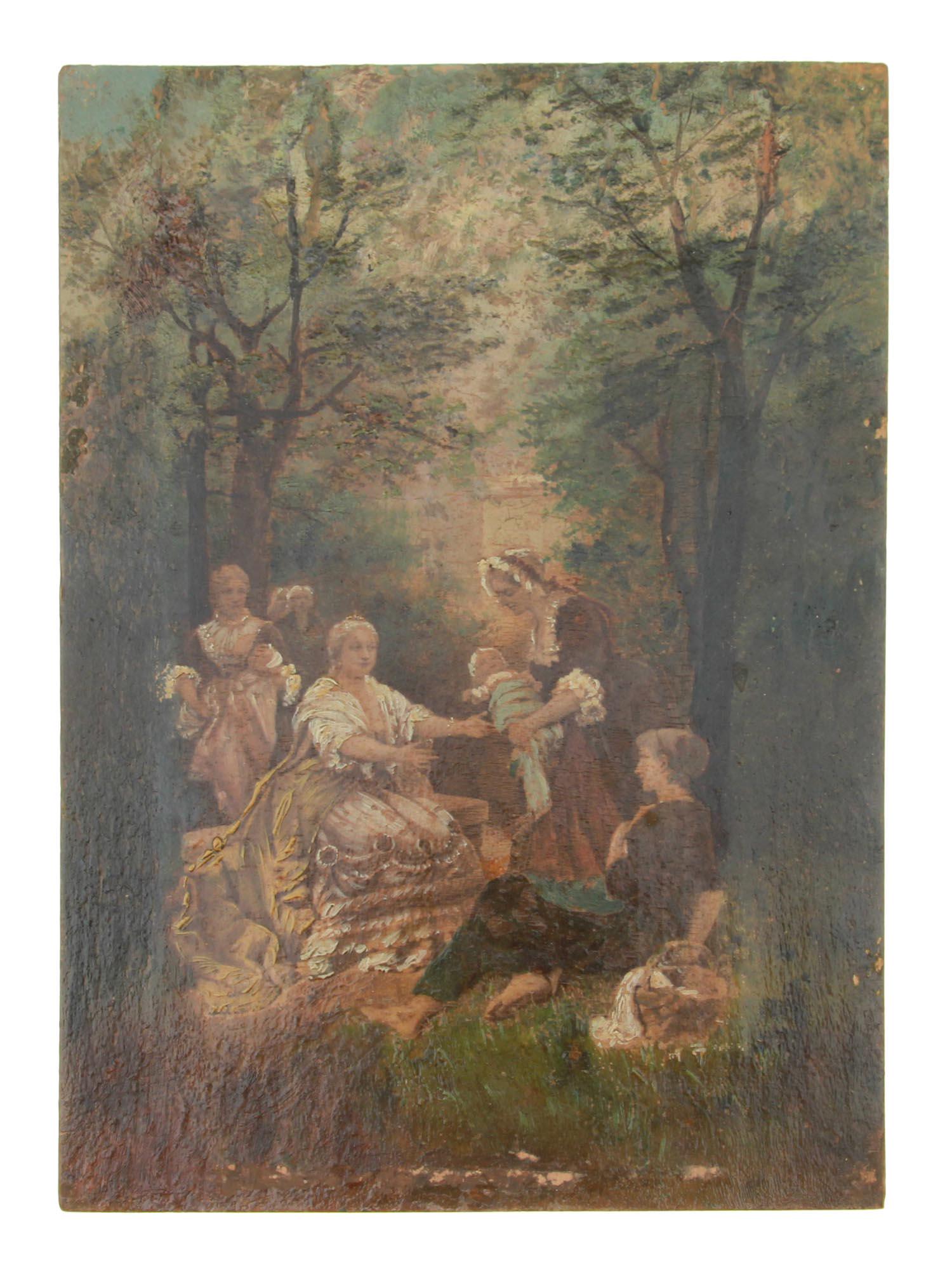 18TH CEN POLISH SCHOOL OIL PAINTING MARIA THERESA (1 of 6)