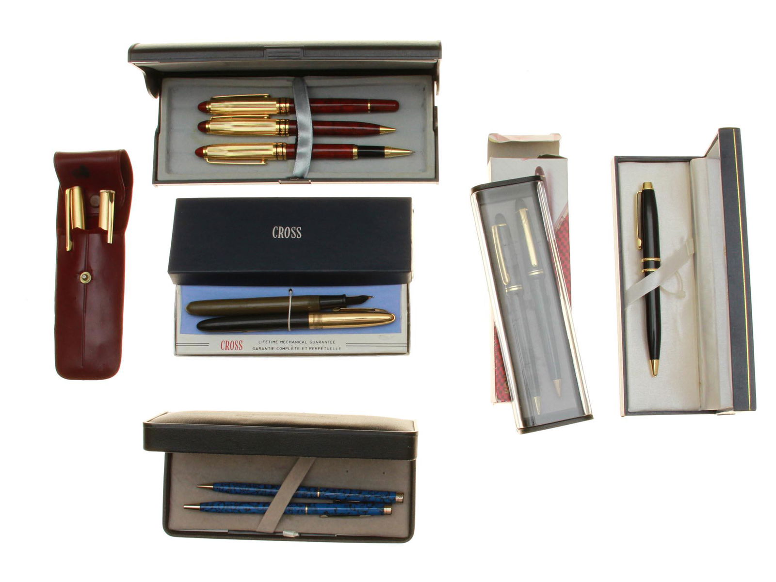 A SETS OF 6 DIVERSE WRITING TOOLS AND ACCESSORIES (1 of 8)