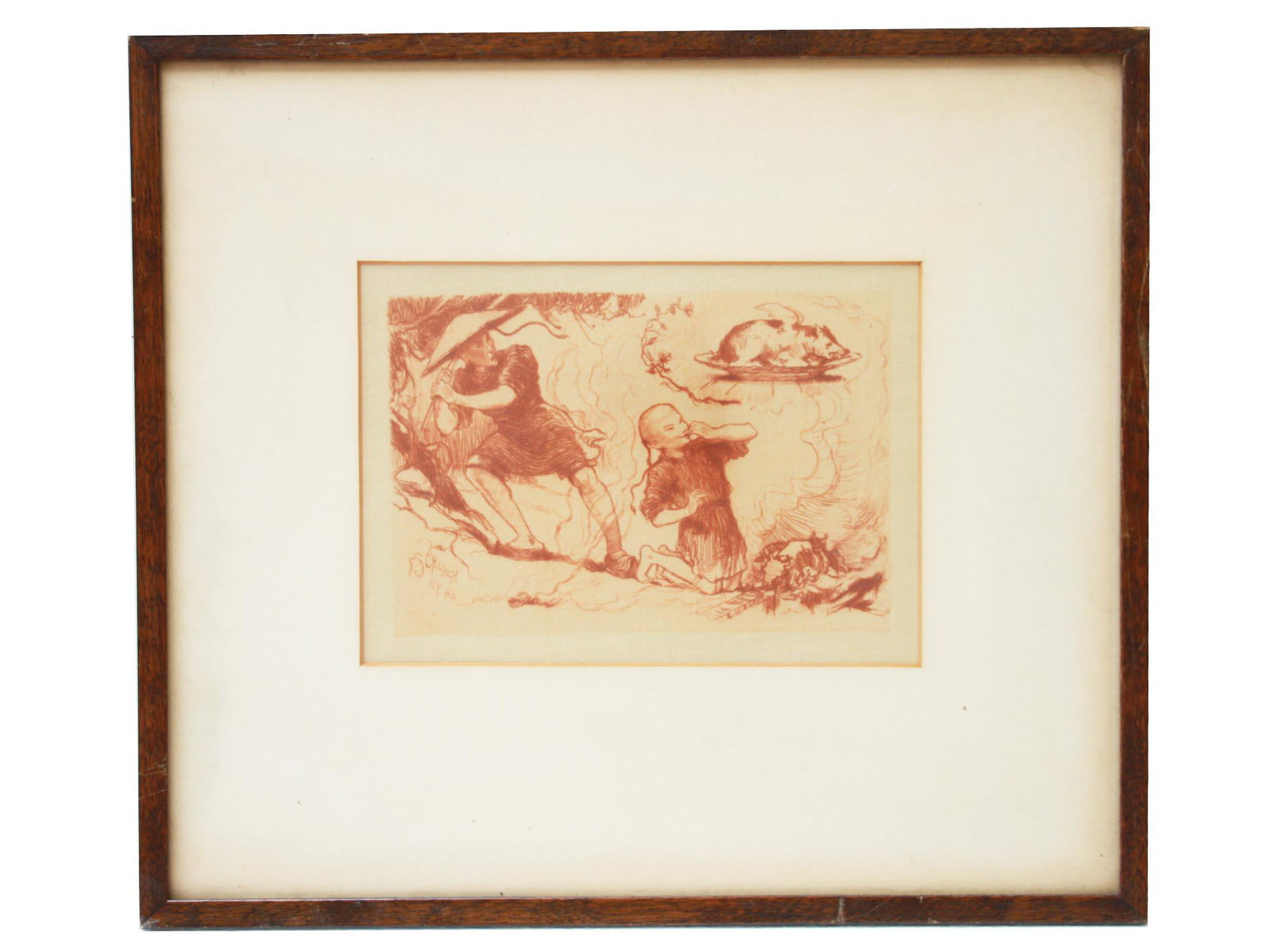 AMERICAN ETCHING CHINESE PLOT BY FREDERICK CHURCH (1 of 7)