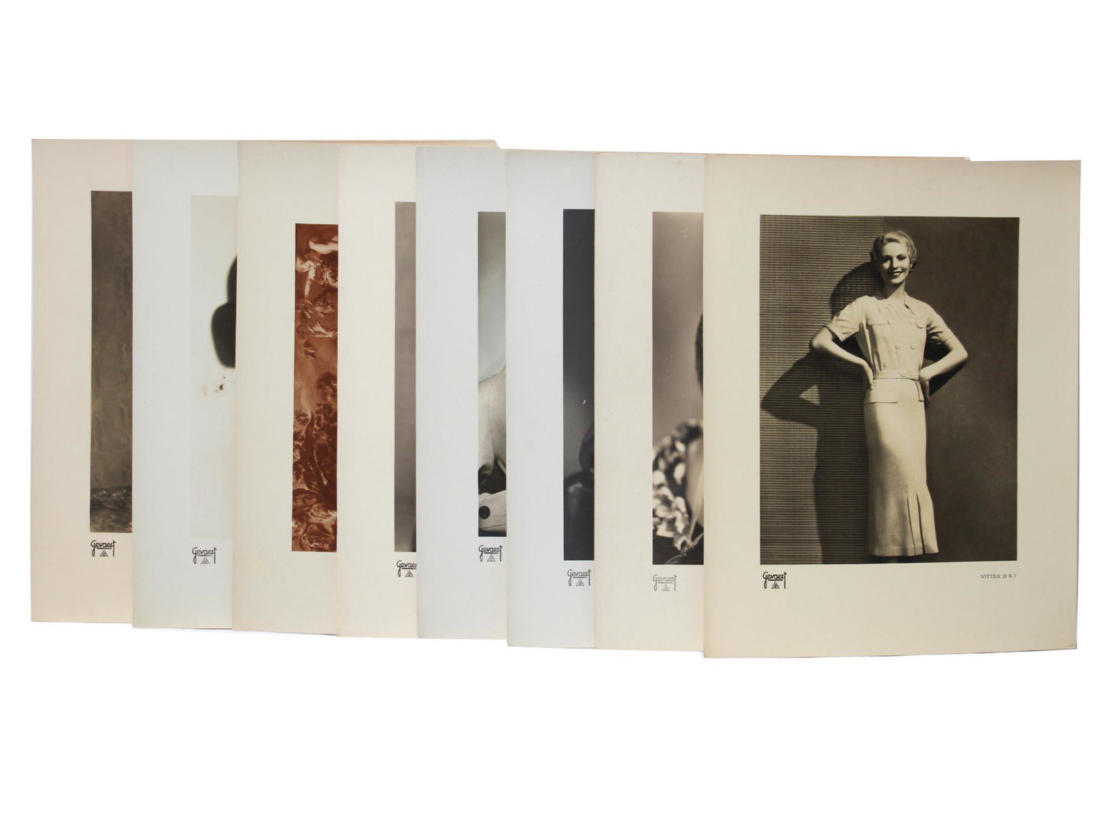 A LOT OF EIGHT VINTAGE PHOTOGRAPHS GEVAERT (1 of 6)