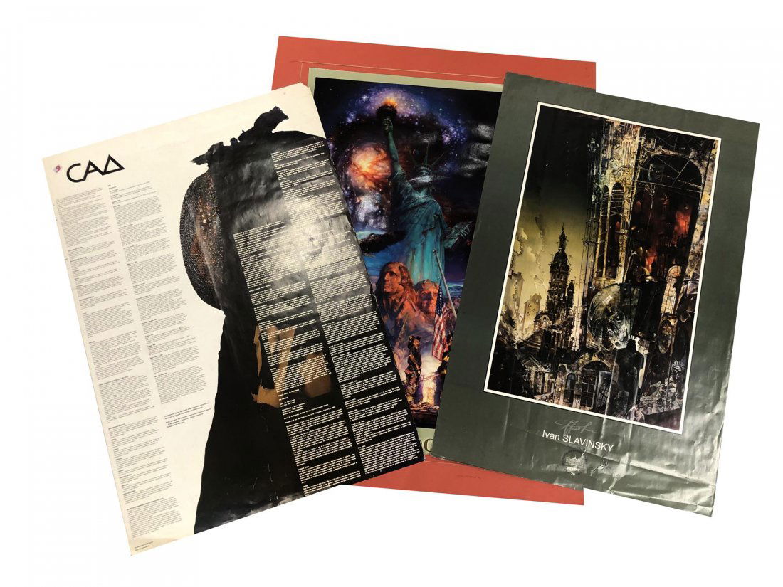 A SET OF AMERICAN AND RUSSIAN POSTERS (1 of 11)