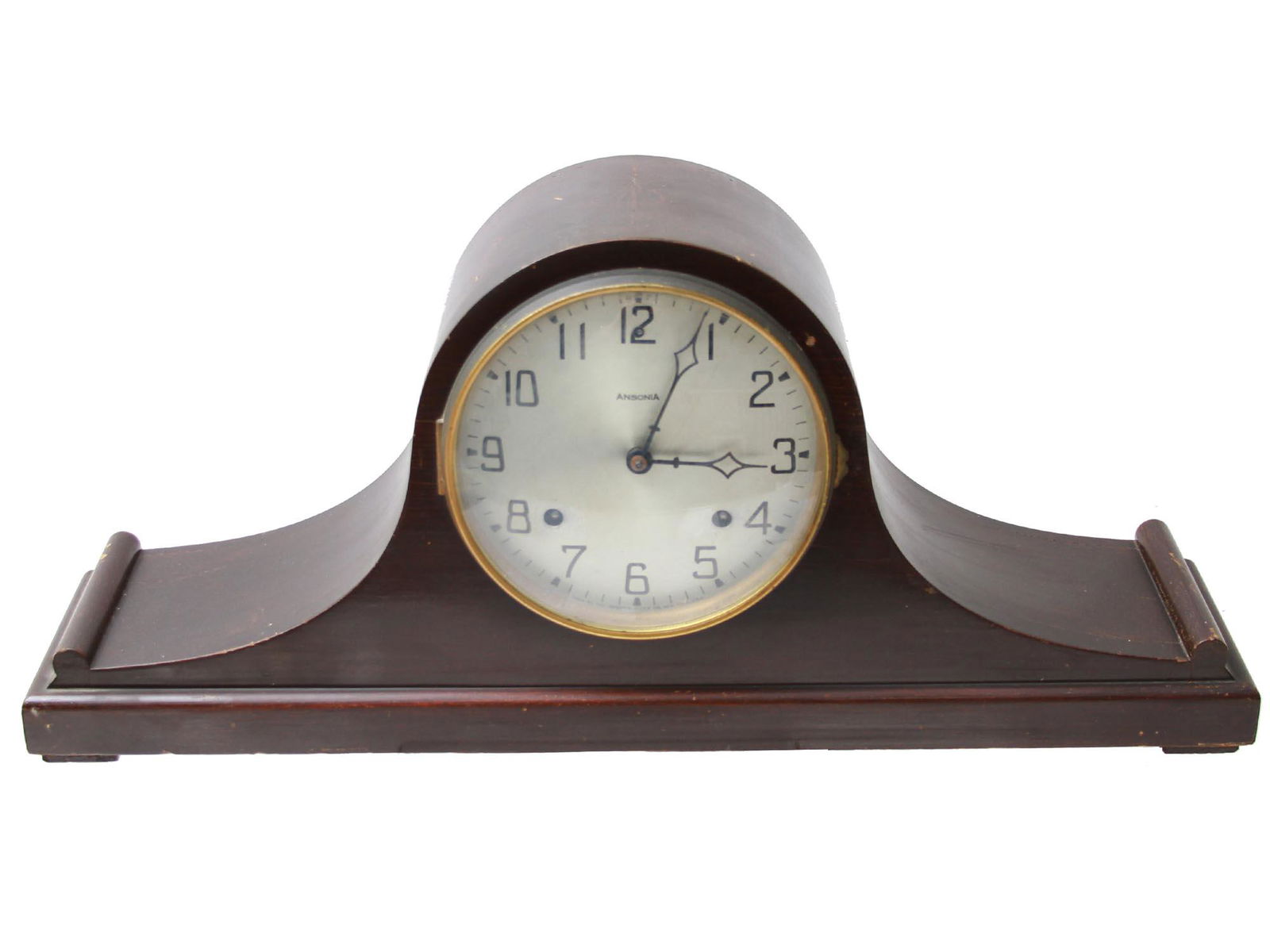 A VINTAGE ANSONIA CHIMING MANTEL CLOCK (1 of 14)