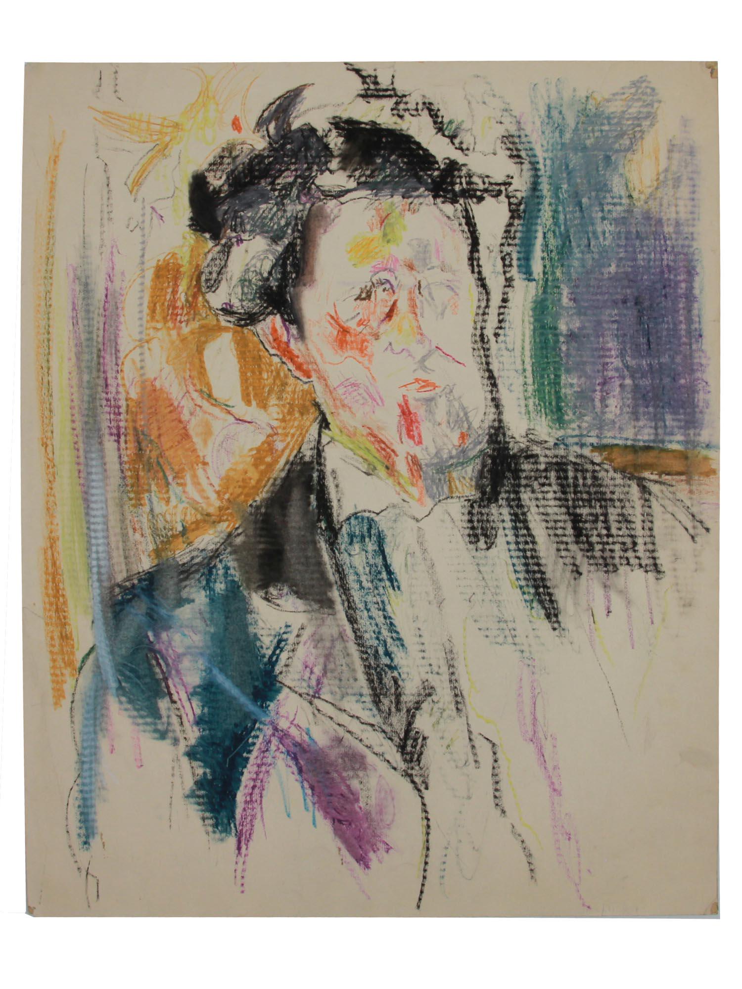 RUSSIAN MIXED MEDIA PAINTING BY KAPITANOVSKY (1 of 5)