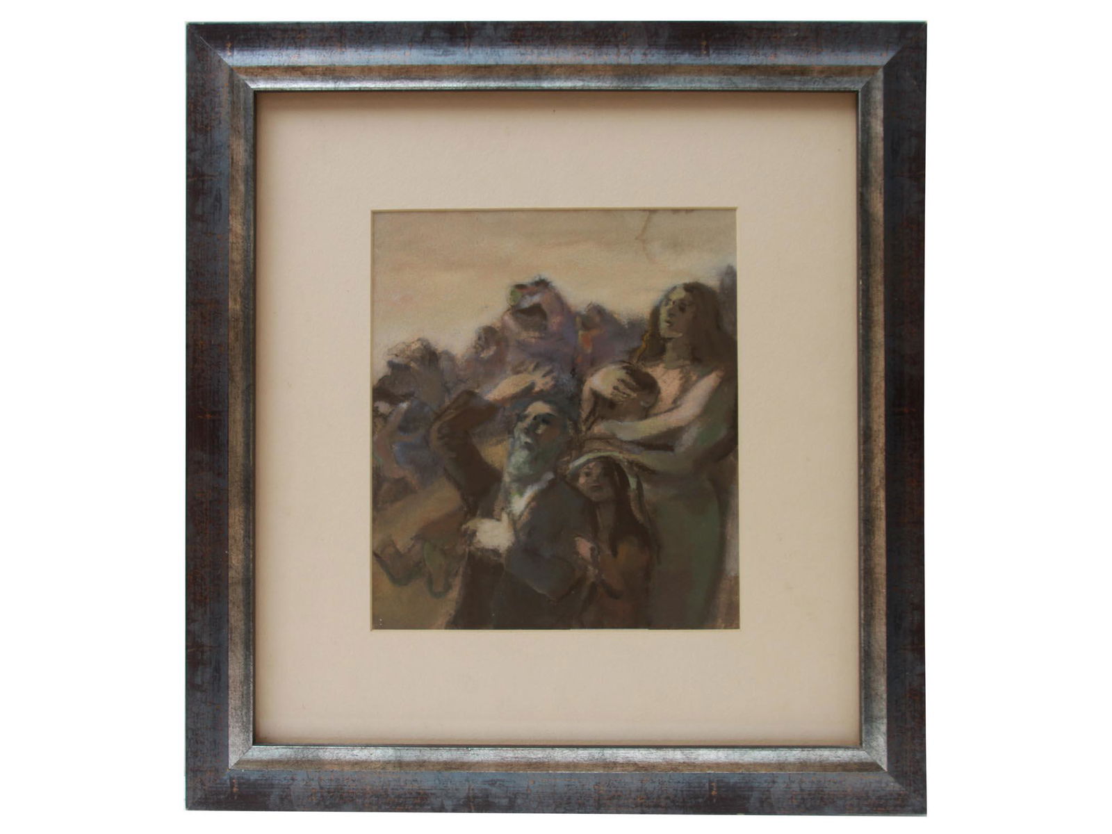 RUSSIAN WATERCOLOR PAINTING BY MEIR AXELROD (1 of 8)