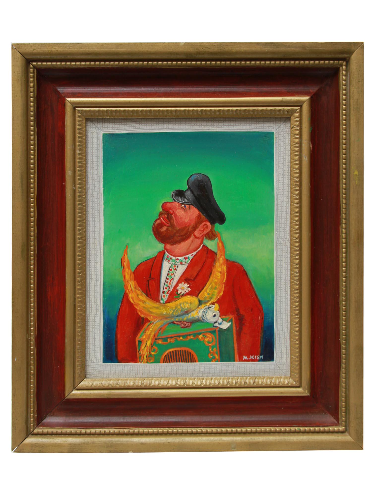 A PAINTING THE ORGAN GRINDER BY MAURICE KISH (1 of 6)