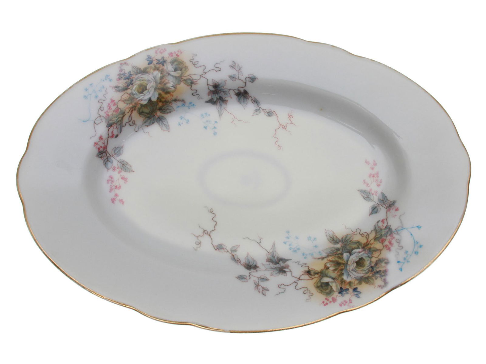 AN ANTIQUE RUSSIAN PORCELAIN DISH BY KUZNETSOV (1 of 5)