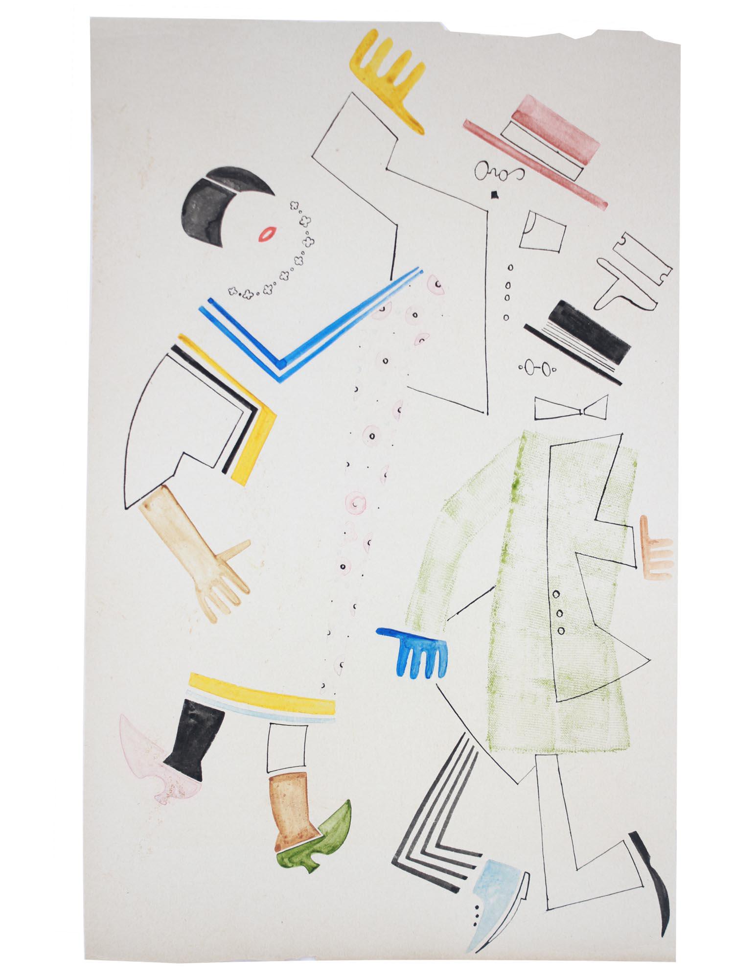 RUSSIAN AVANT GARDE PAINTING BY VLADIMIR LEBEDEV (1 of 6)