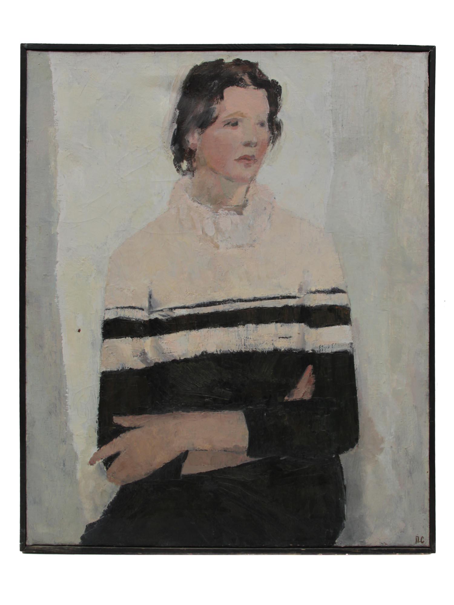 A RUSSIAN OIL ON CANVAS PAINTING BY V. POLISHCHUK (1 of 7)