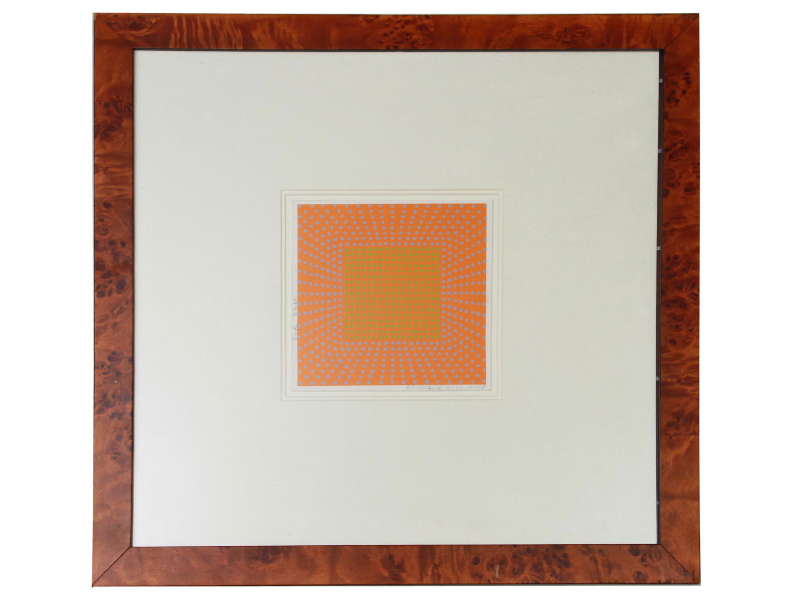 AMERICAN OPART SILKSCREEN BY RICHARD ANUSZKIEWICZ (1 of 5)