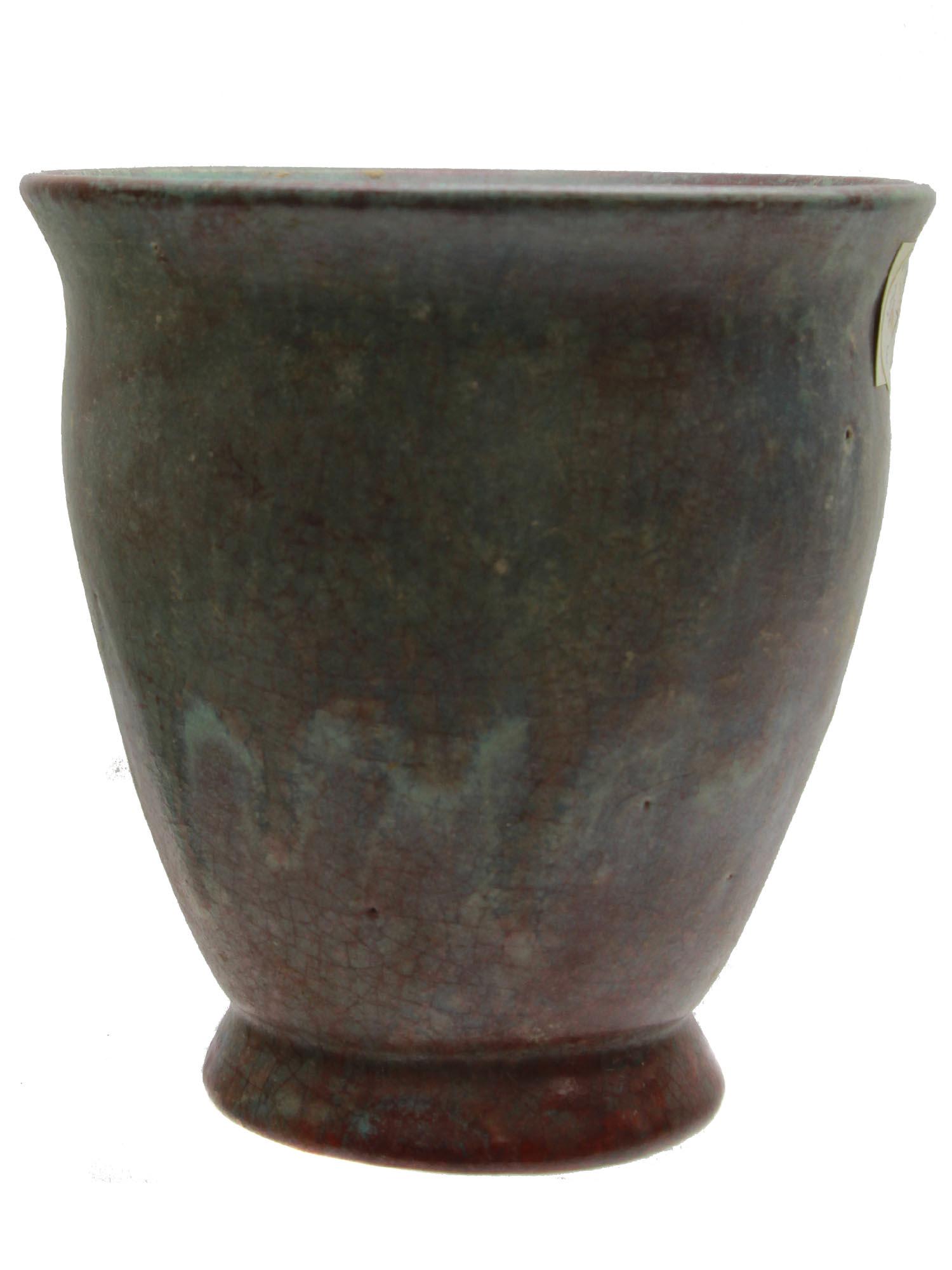 VINTAGE ARTISTIC GLAZED CERAMIC VASE LEA HALPERN (1 of 7)