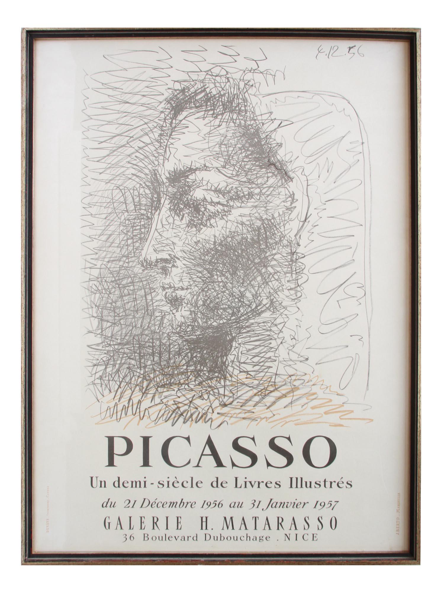 SPANISH PABLO PICASSO LITHOGRAPH POSTER 1956 1957 (1 of 8)