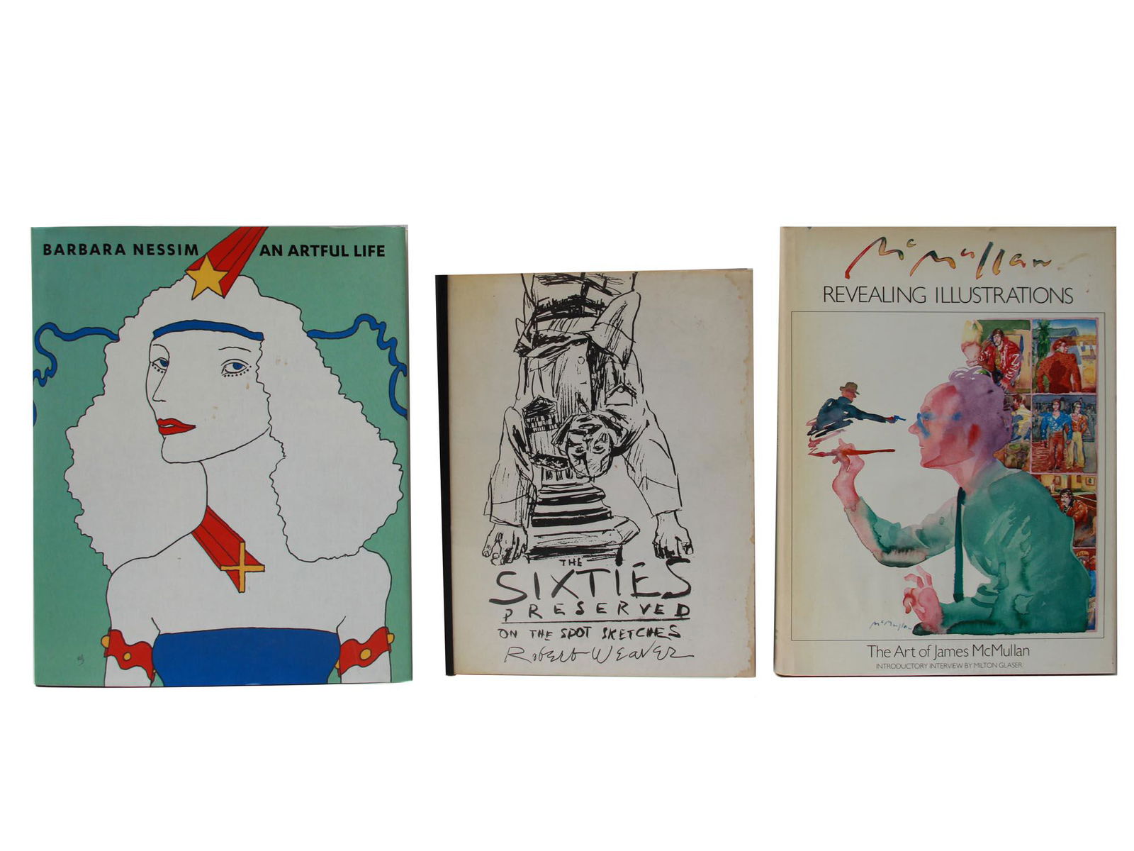 A LOT OF THREE ART BOOKS SIGNED BY THE ARTISTS (1 of 11)