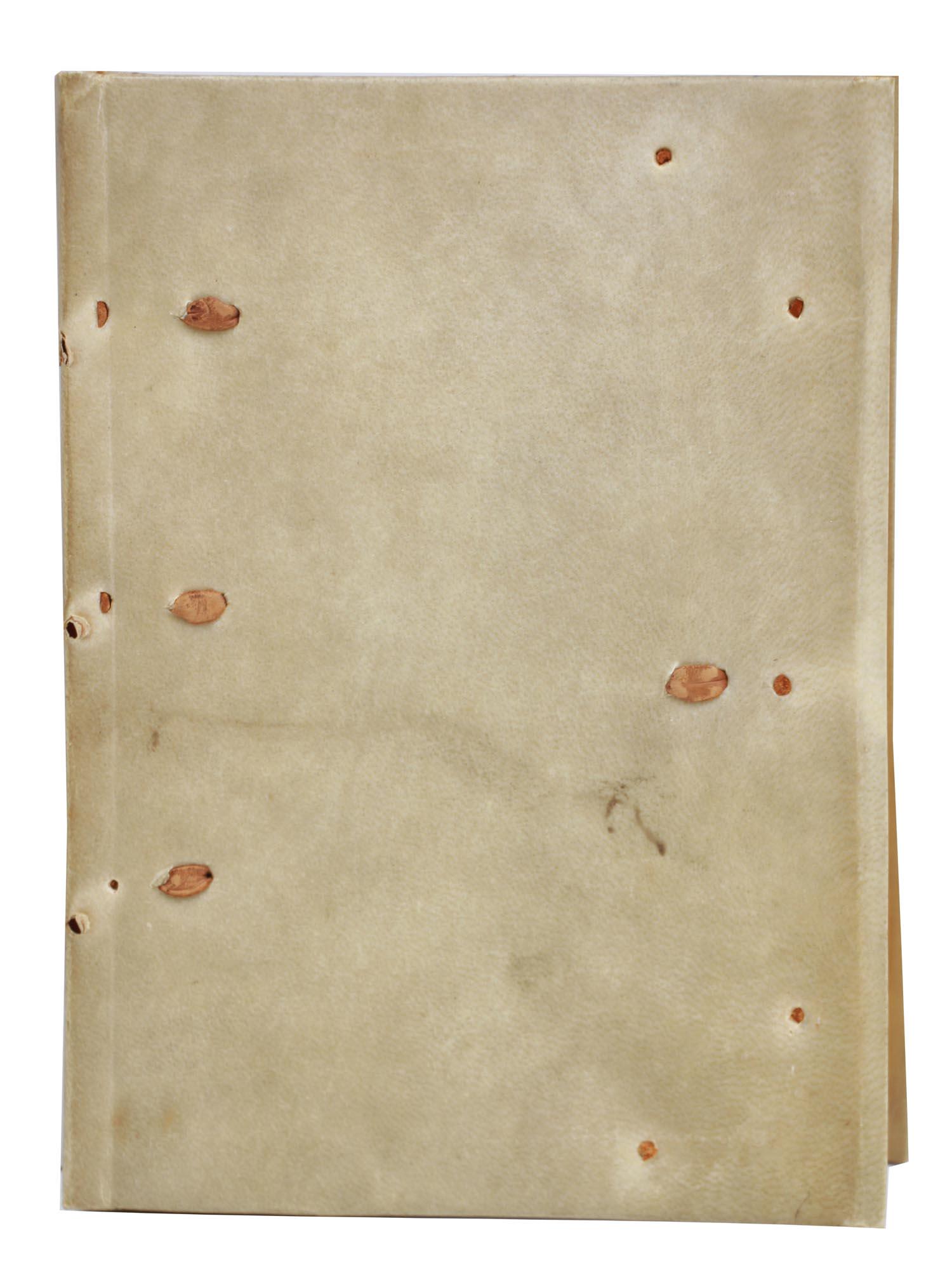 AUTOGRAPH BOOK WITH MUSICAL SKETCHES VELUM COVER (1 of 10)