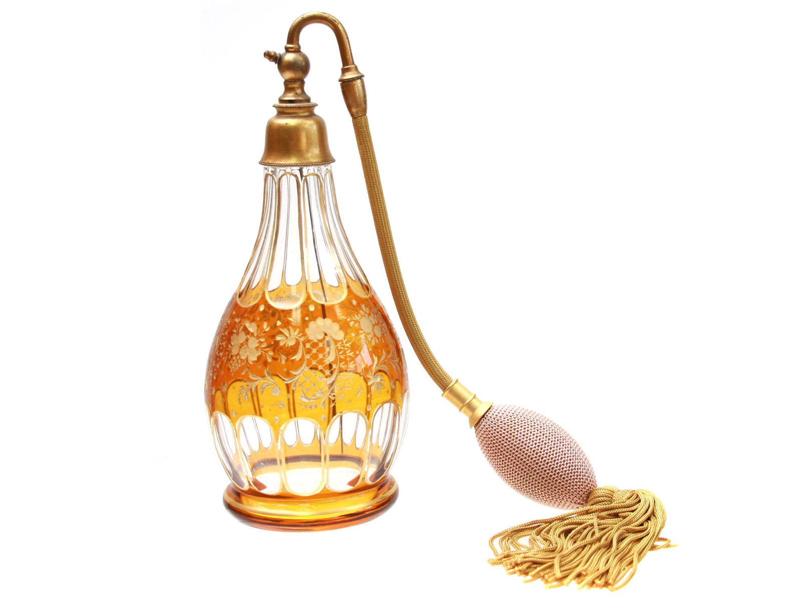 A VINTAGE CUT-GLASS PERFUME ATOMIZER (1 of 6)