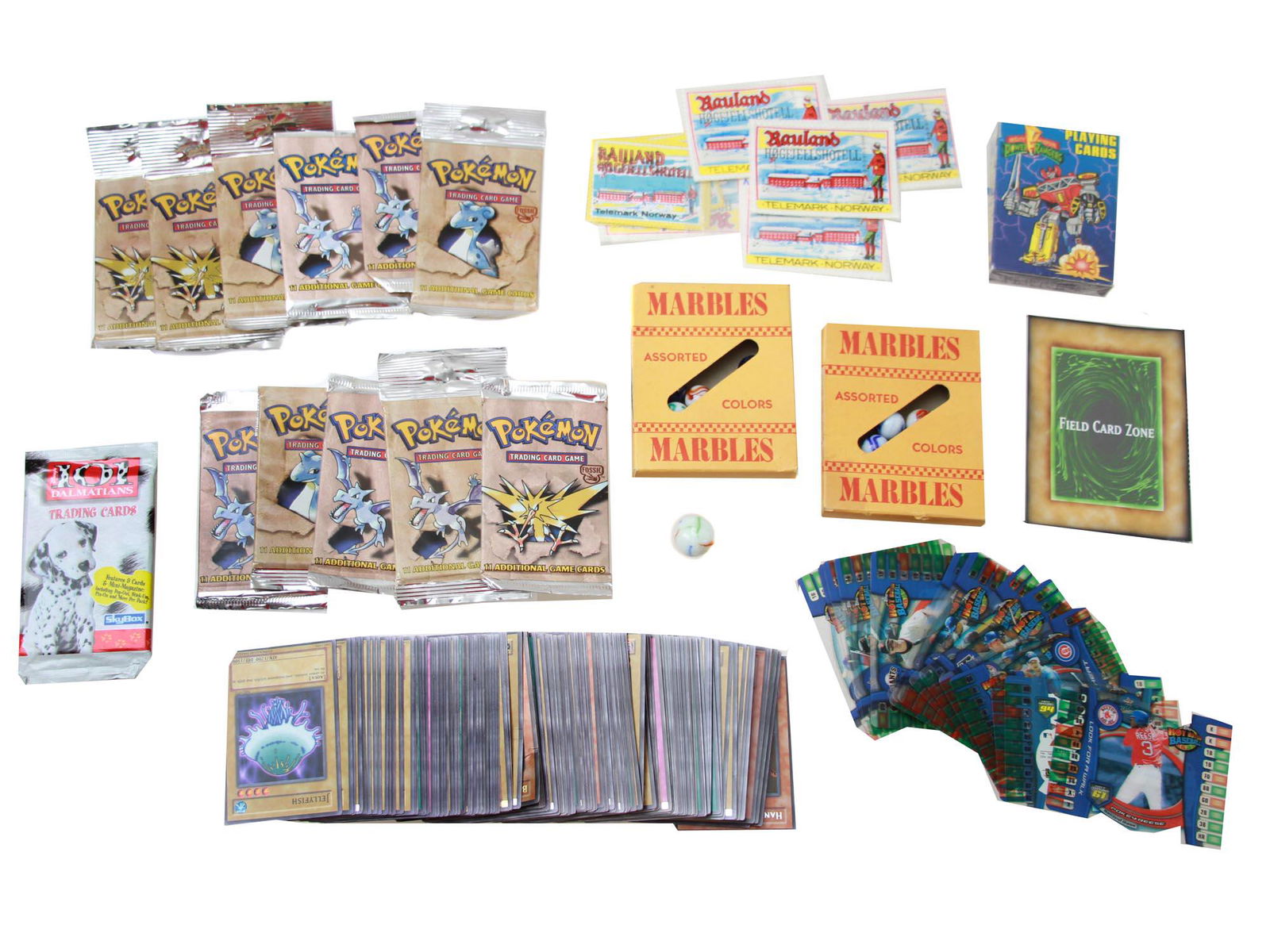 VINTAGE POKEMON TCG CARDS, MARBLE BALLS, PATCHES (1 of 9)