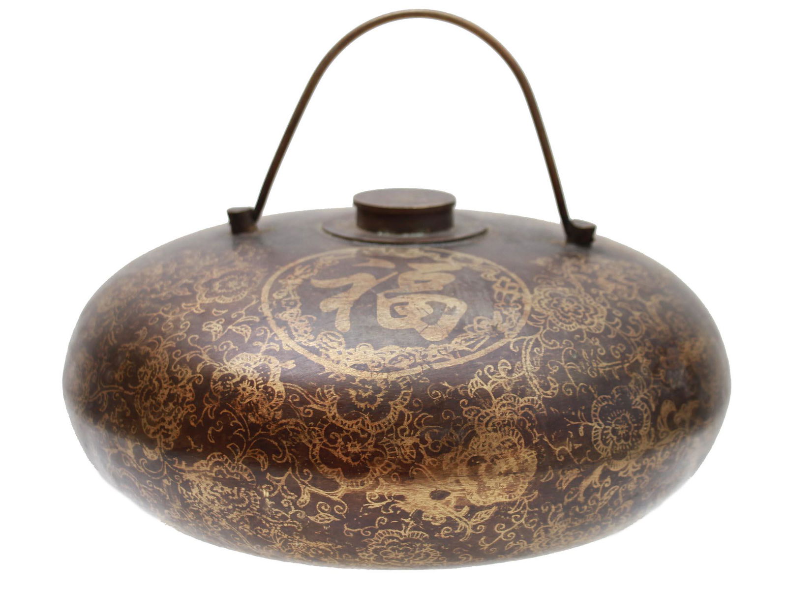 A VINTAGE CHINESE HOT WATER BED WARMER (1 of 9)