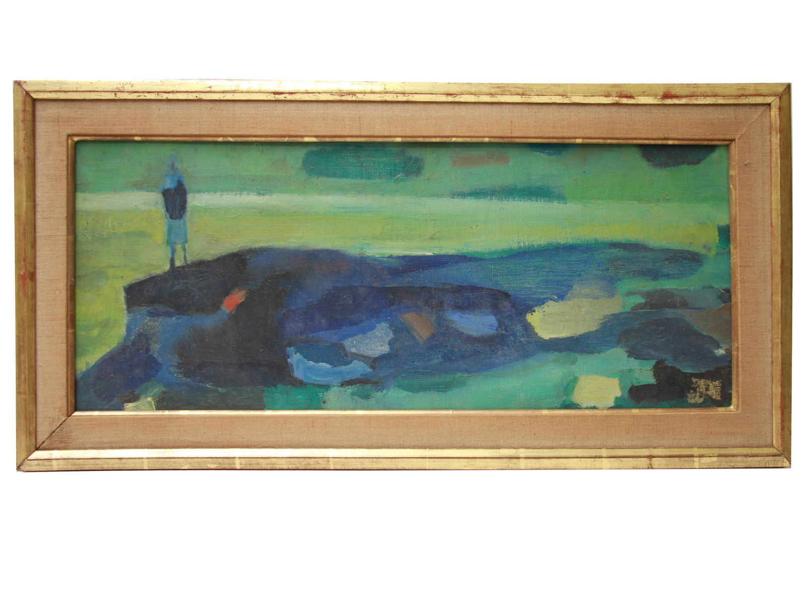 PANORAMIC OIL PAINTING HILL SIGNED BY THE ARTIST (1 of 6)