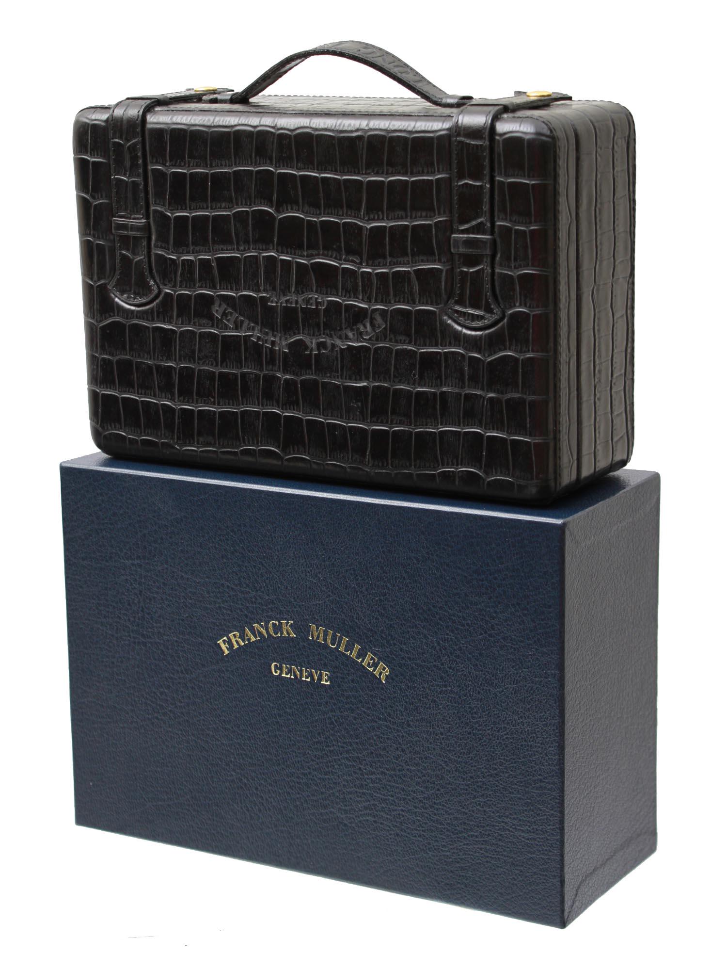 A VINTAGE FRANK MULLER GENEVE WATCH CASE & BOX (1 of 8)