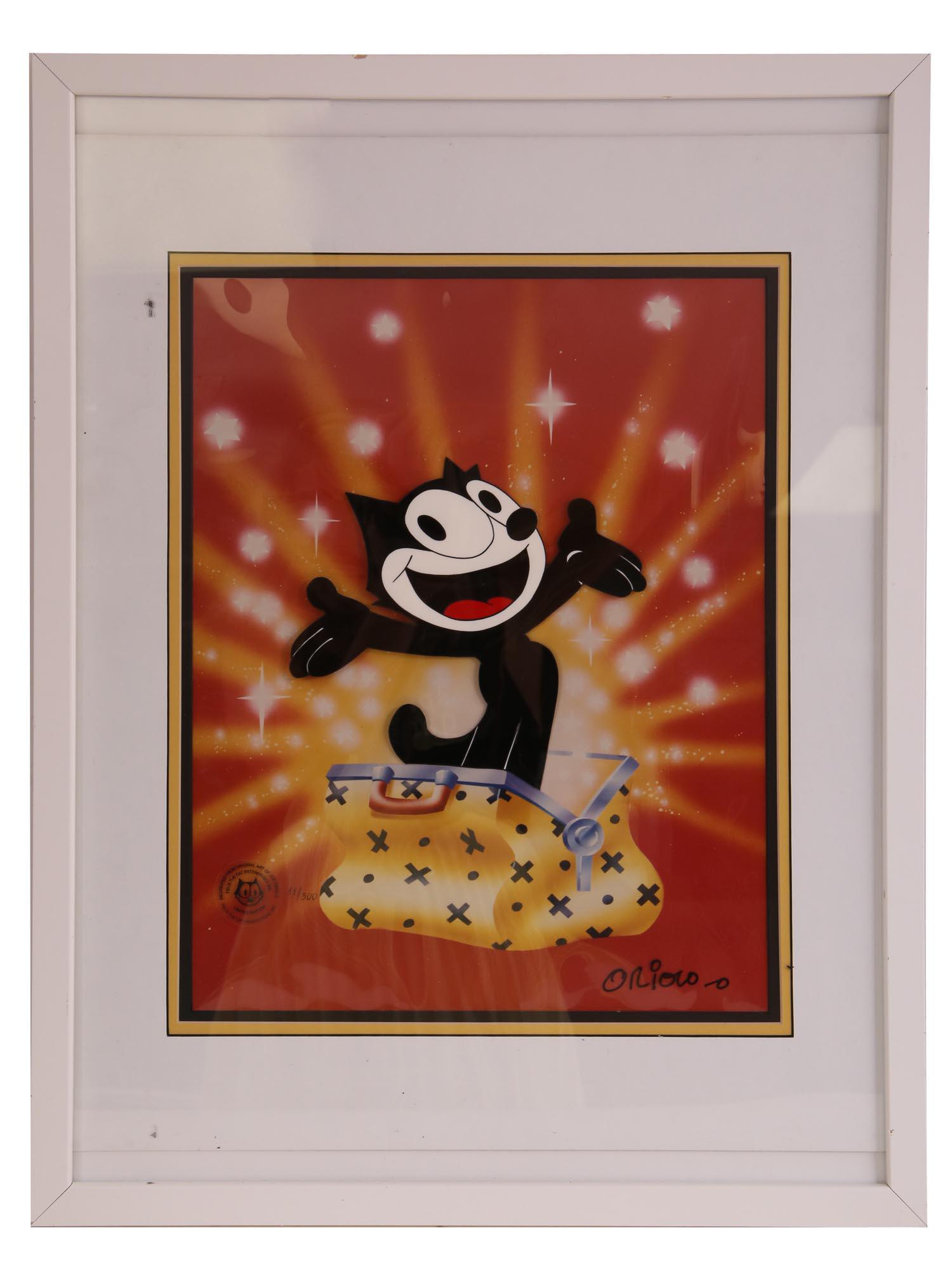 Ronnie Cutrone Felix The Cat Print