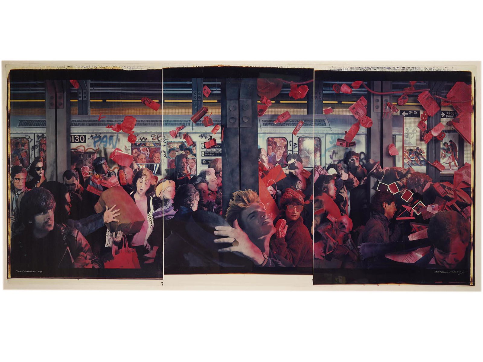 A LARGE NY SUBWAY PHOTO BY TRACEY AND NAGATANI (1 of 5)