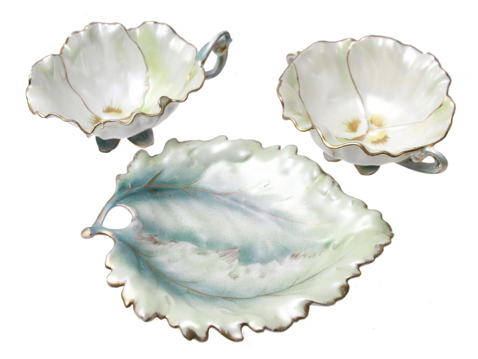 A VINTAGE ROYAL BAYREUTH PORCELAIN SET, 3 PIECES (1 of 7)