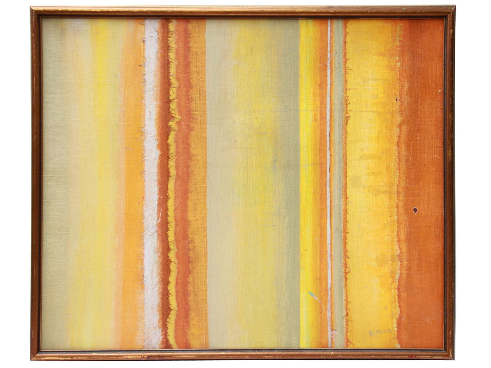 A B.S. MAZIN MIXED MEDIA  ABSTRACT PAINTING (1 of 8)