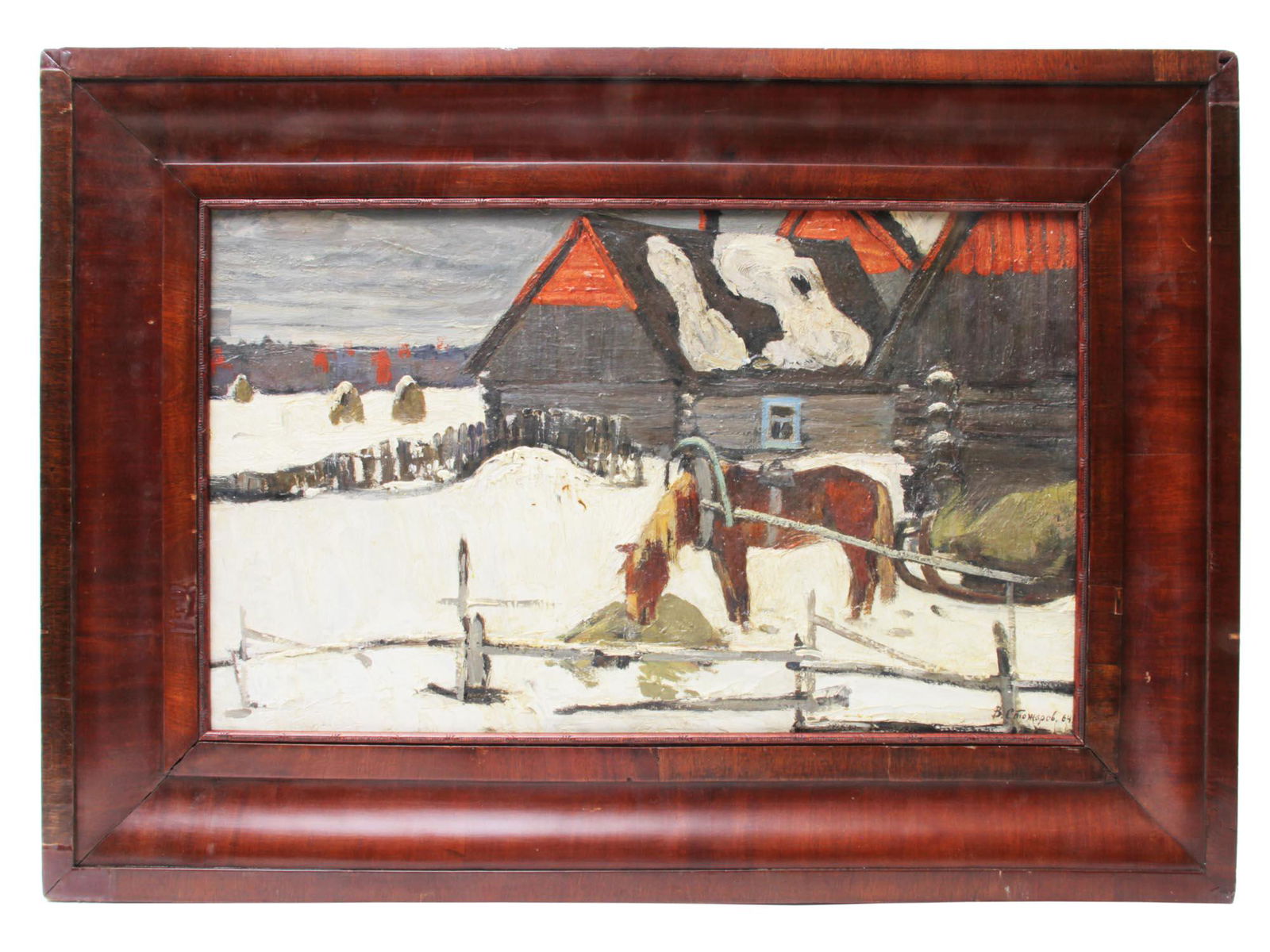 A RUSSIAN OIL PAINTING BY VLADIMIR STOZHAROV (1 of 7)