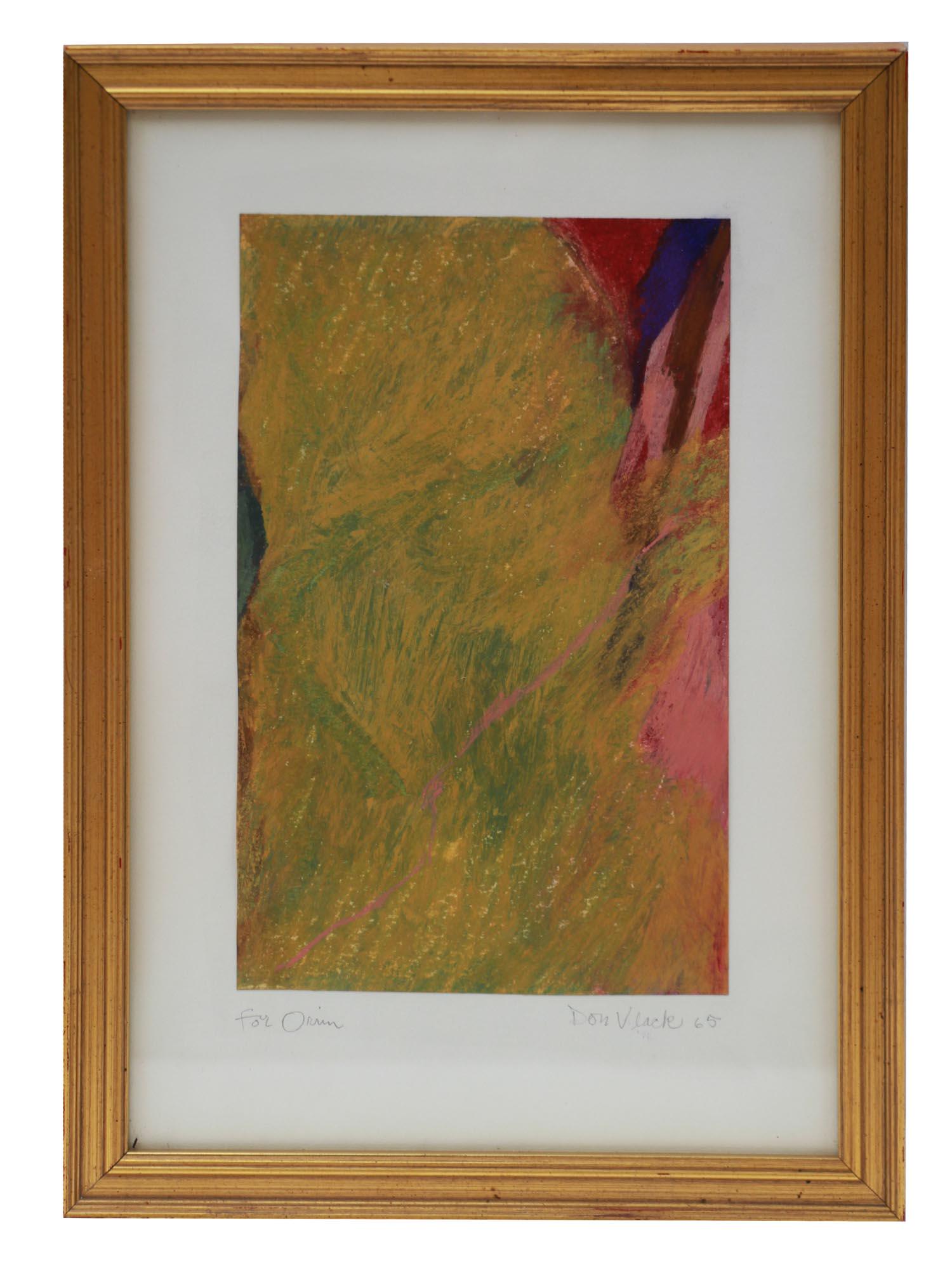 AMERICAN ABSTRACT OIL PAINTING BY DONALD VLACK (1 of 5)