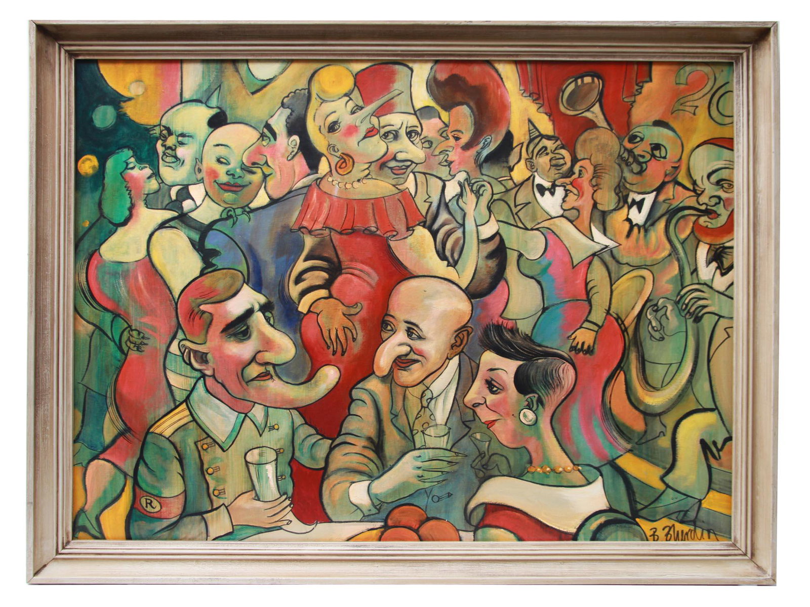 A RUSSIAN AMERICAN OIL PAINTING BY BORIS ZHERDIN (1 of 8)