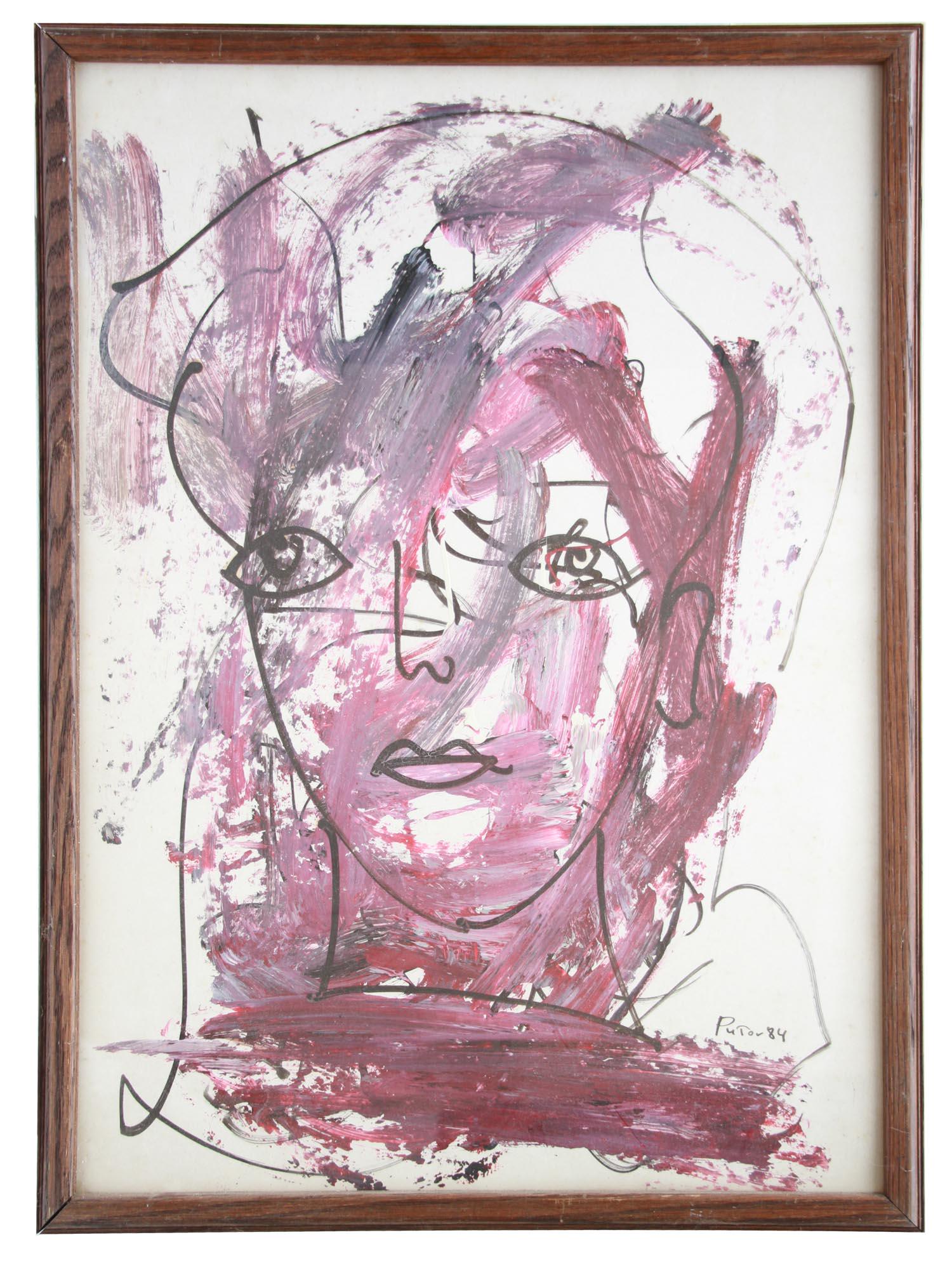 A RUSSIAN MIXED MEDIA PAINTING BY ALEXANDER PUTOV (1 of 4)