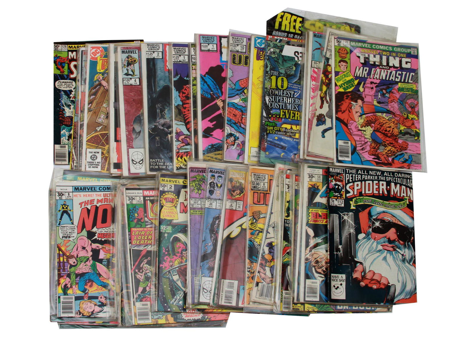A LOT OF 57 COLLECTIBLE MARVEL, DC AND OTHER COMIC (1 of 4)