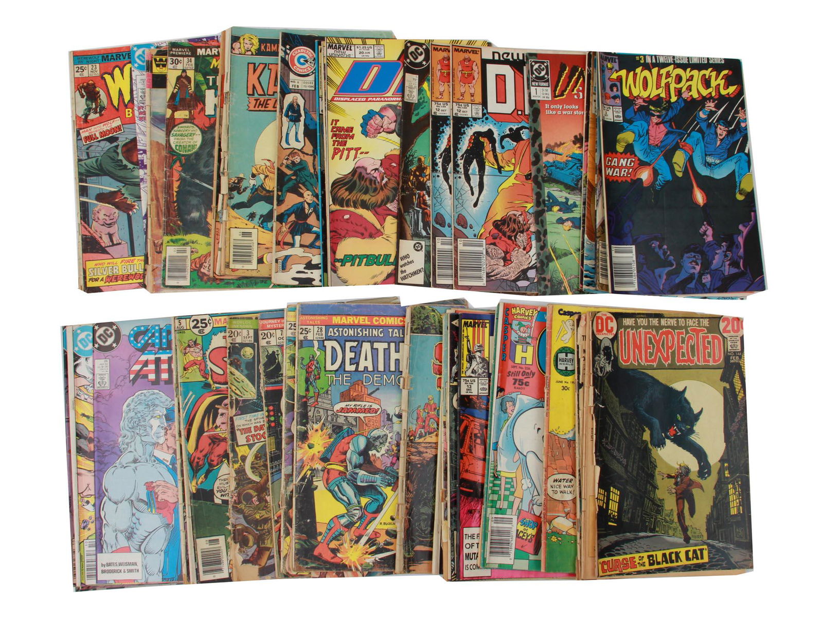 A LOT OF 47 MARVEL, DC AND OTHER COMIC BOOKS (1 of 4)