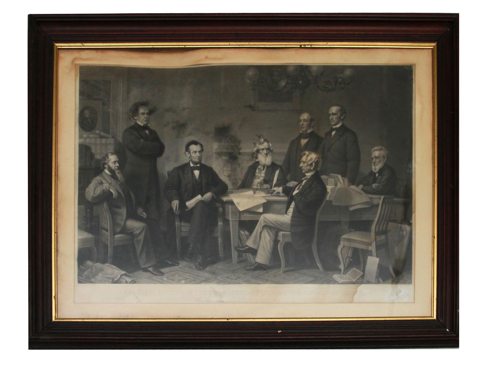 AFTER F B CARPENTER AMERICAN ENGRAVING BY RITCHIE (1 of 3)