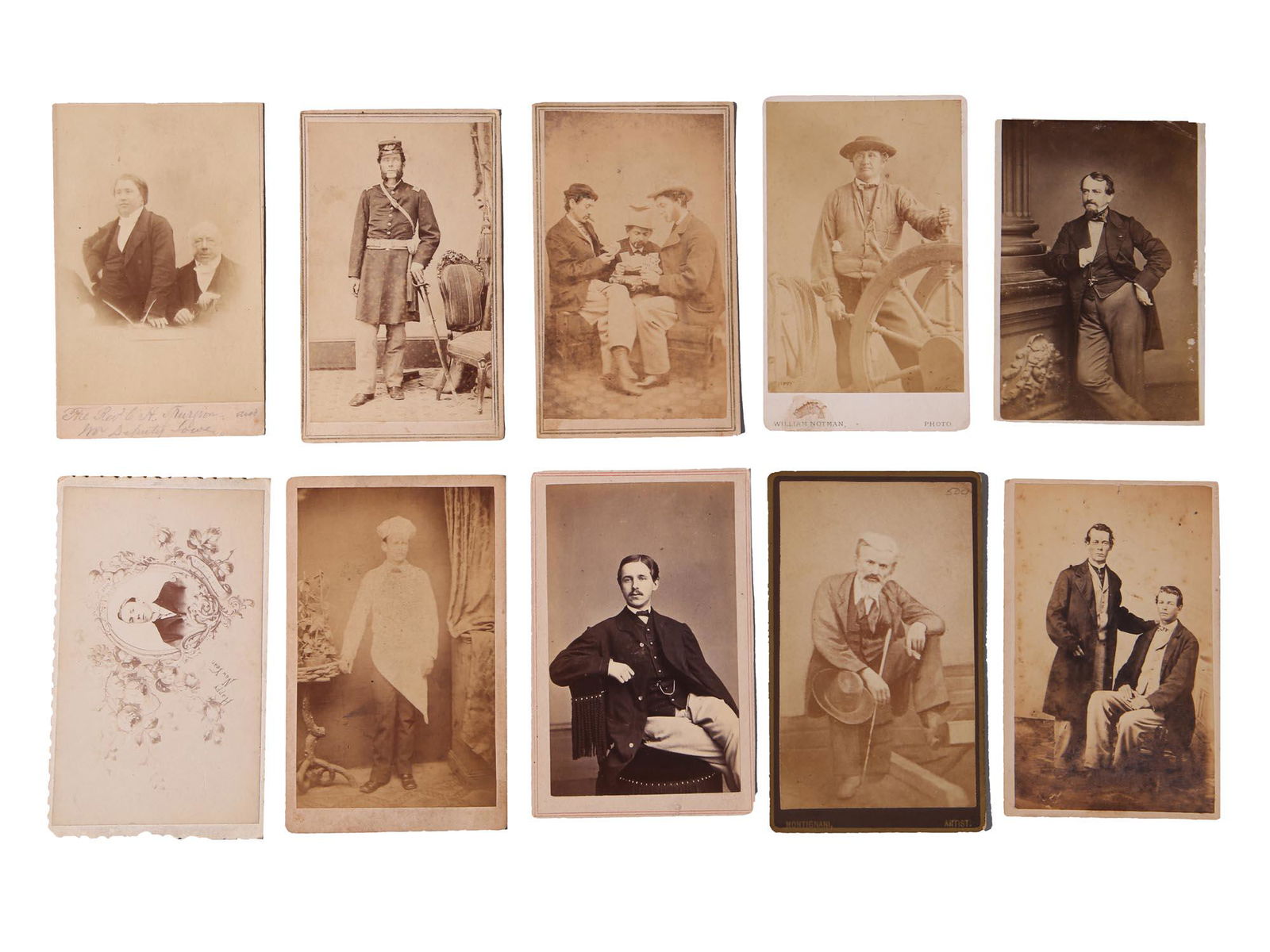 RARE ANTIQUE CARTES DE VISITE PHOTO MAN PORTRAIT (1 of 12)